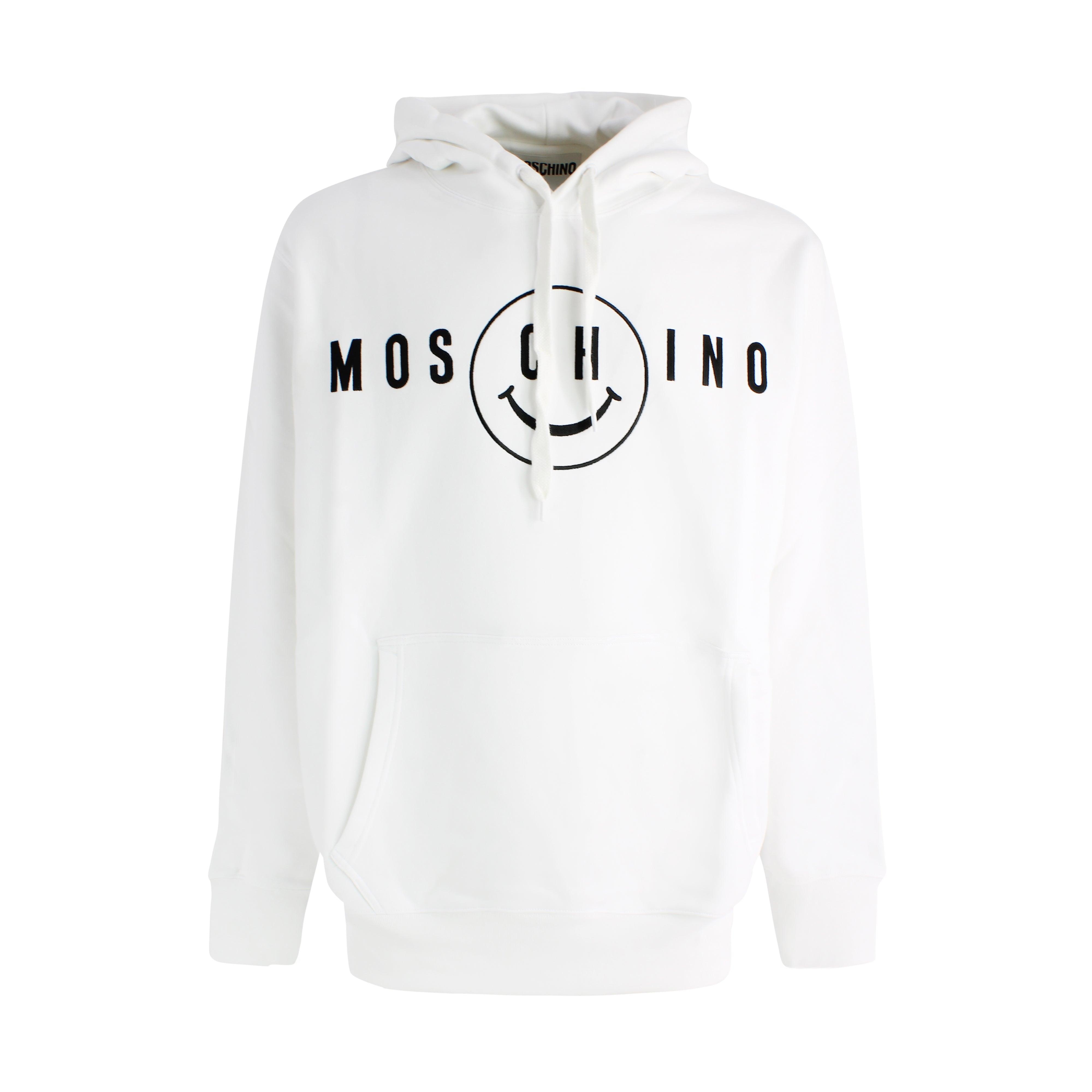 white hoodie with green writing