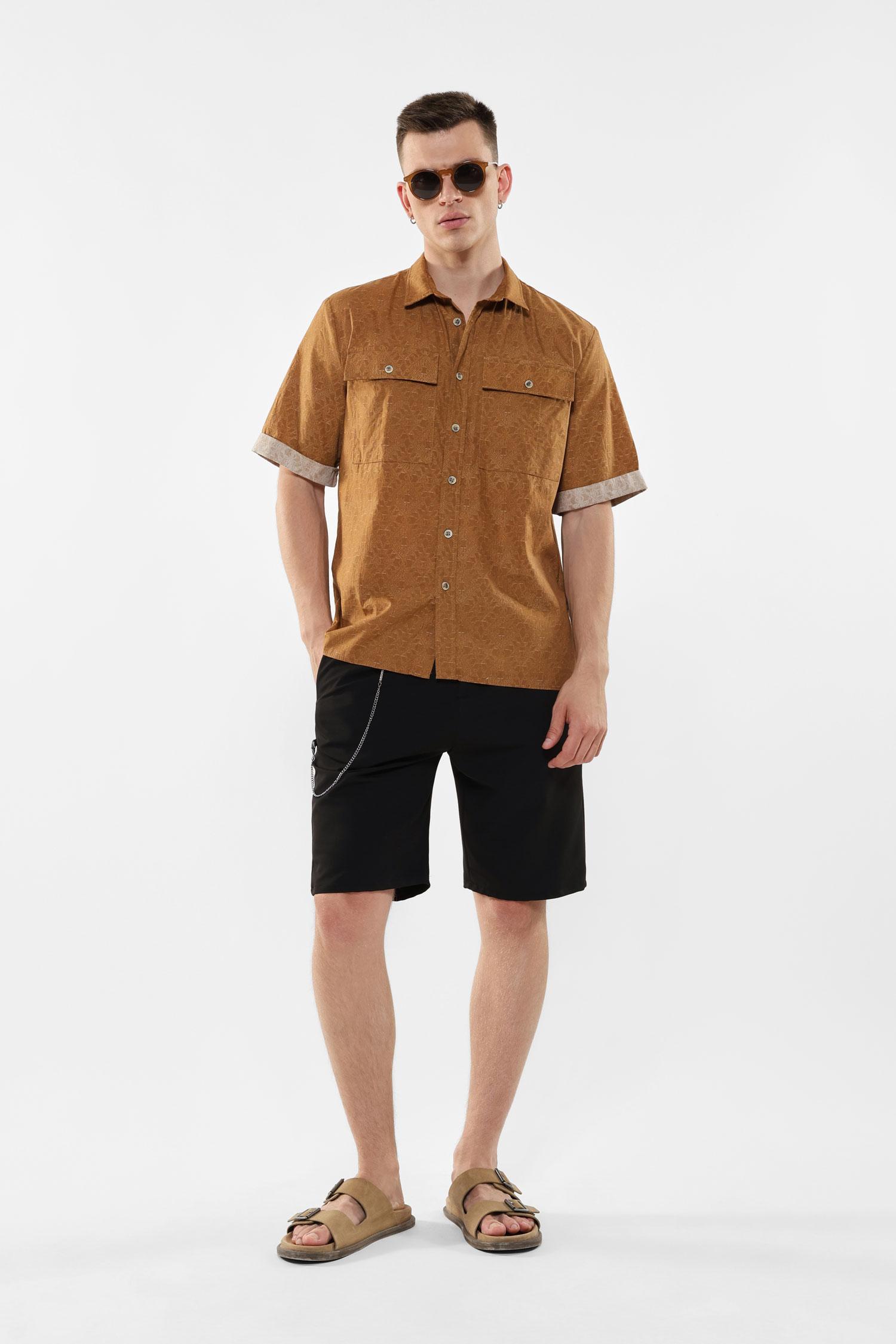 Bermuda avec pinces et chaine Imperial pour homme en coloris Neutre Lyst