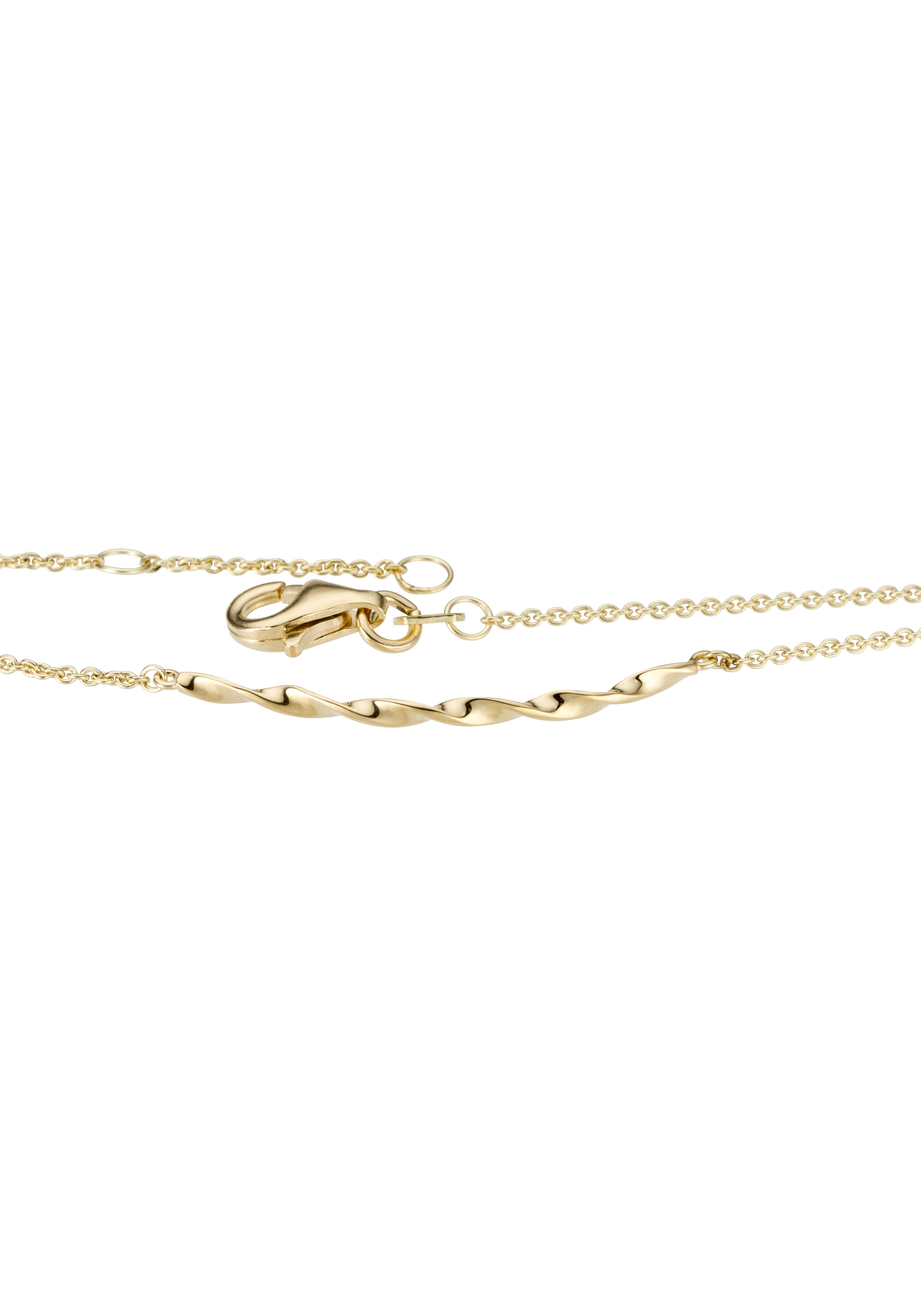 Firetti Goldarmband "glänzendes gedrehtes Verbindungselement" in Weiß |  Lyst DE