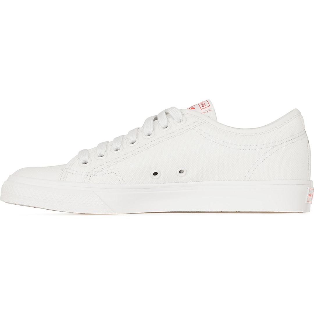 adidas nizza trefoil womens white shoes
