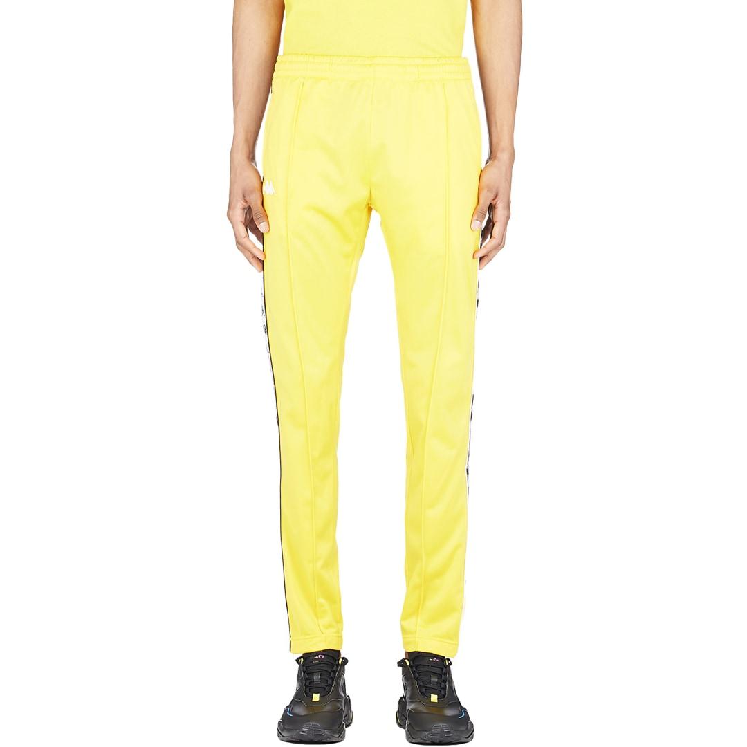 Delvis Gentleman Styring Kappa 222 Banda Astoria Slim Snap Track Pants in Yellow for Men | Lyst