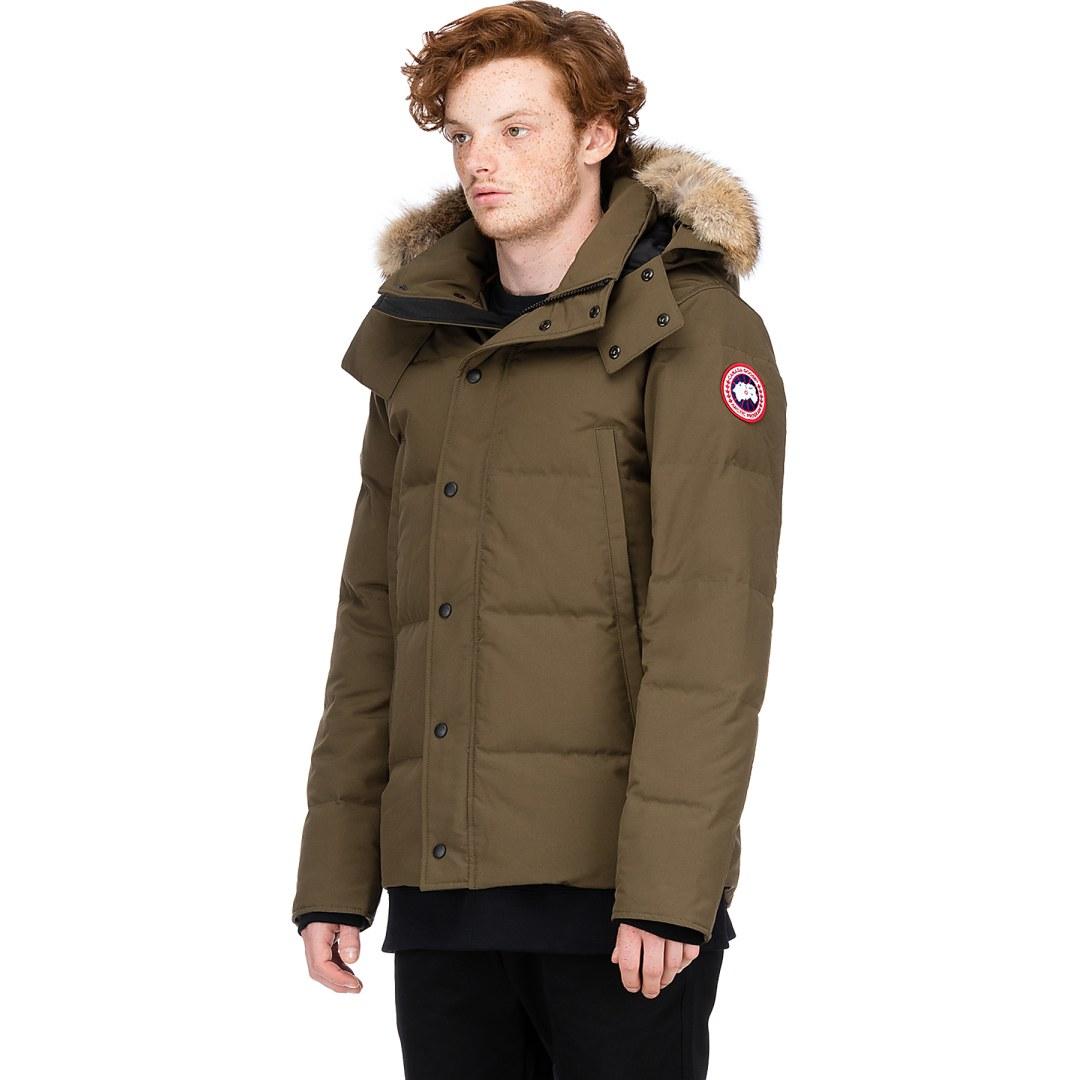canada goose wyndham parka green