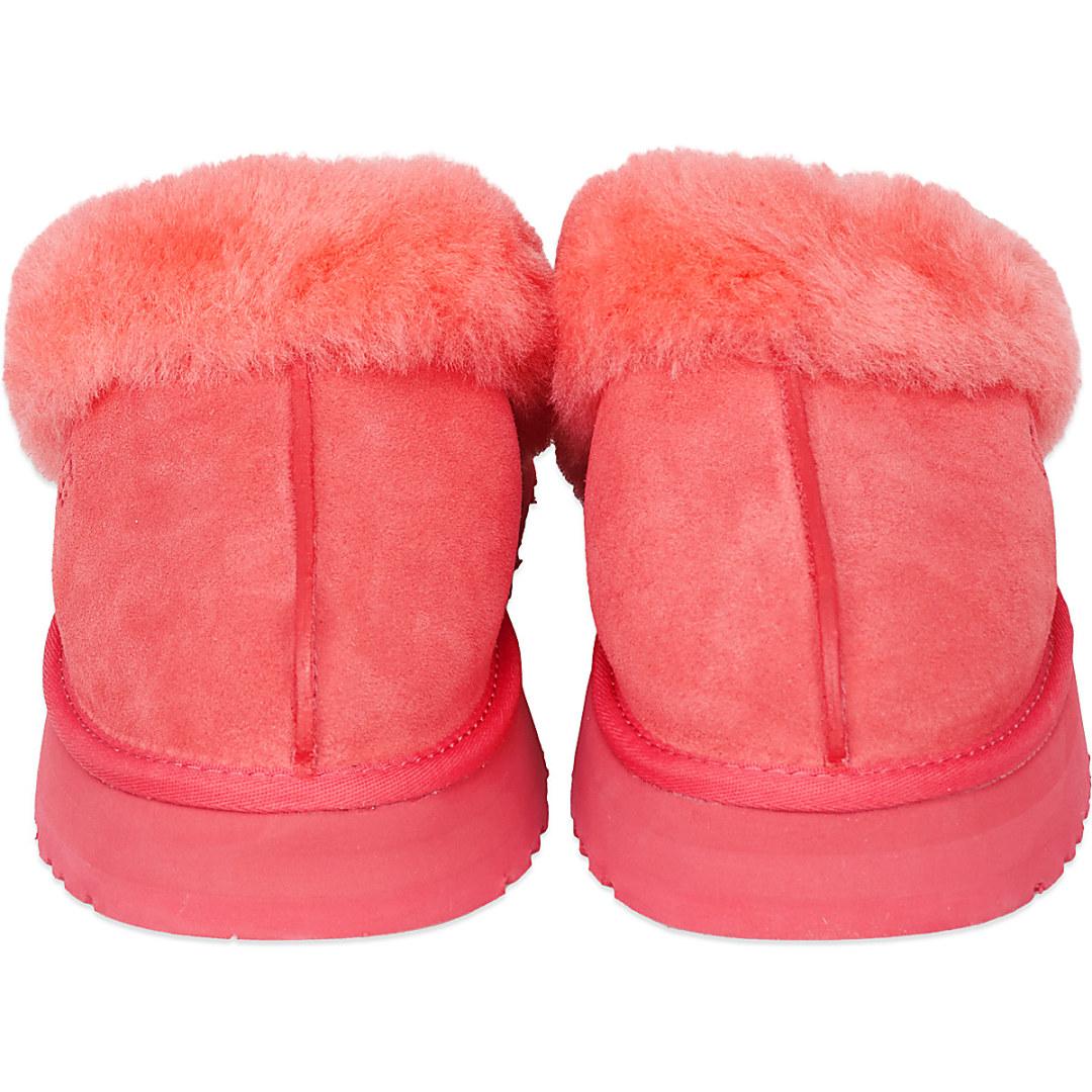UGG Suede Disquette in Pink | Lyst