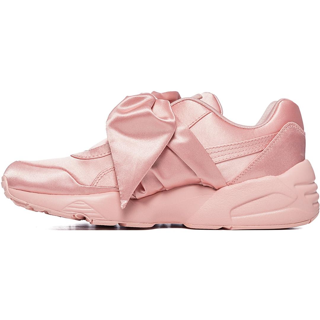 fenty bow sneakers pink