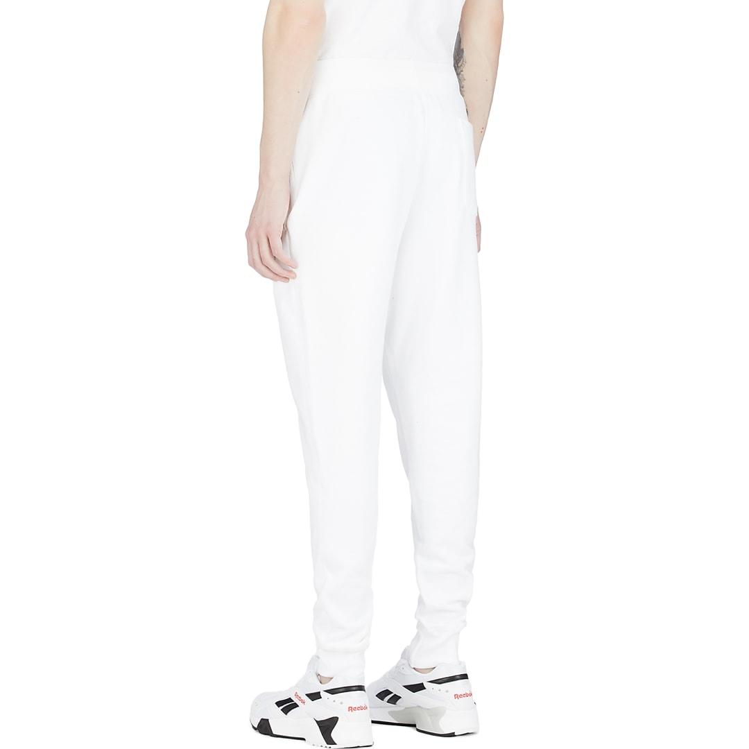 champion reverse weave joggers white