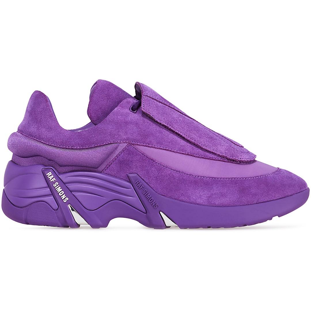 raf simons shoes purple