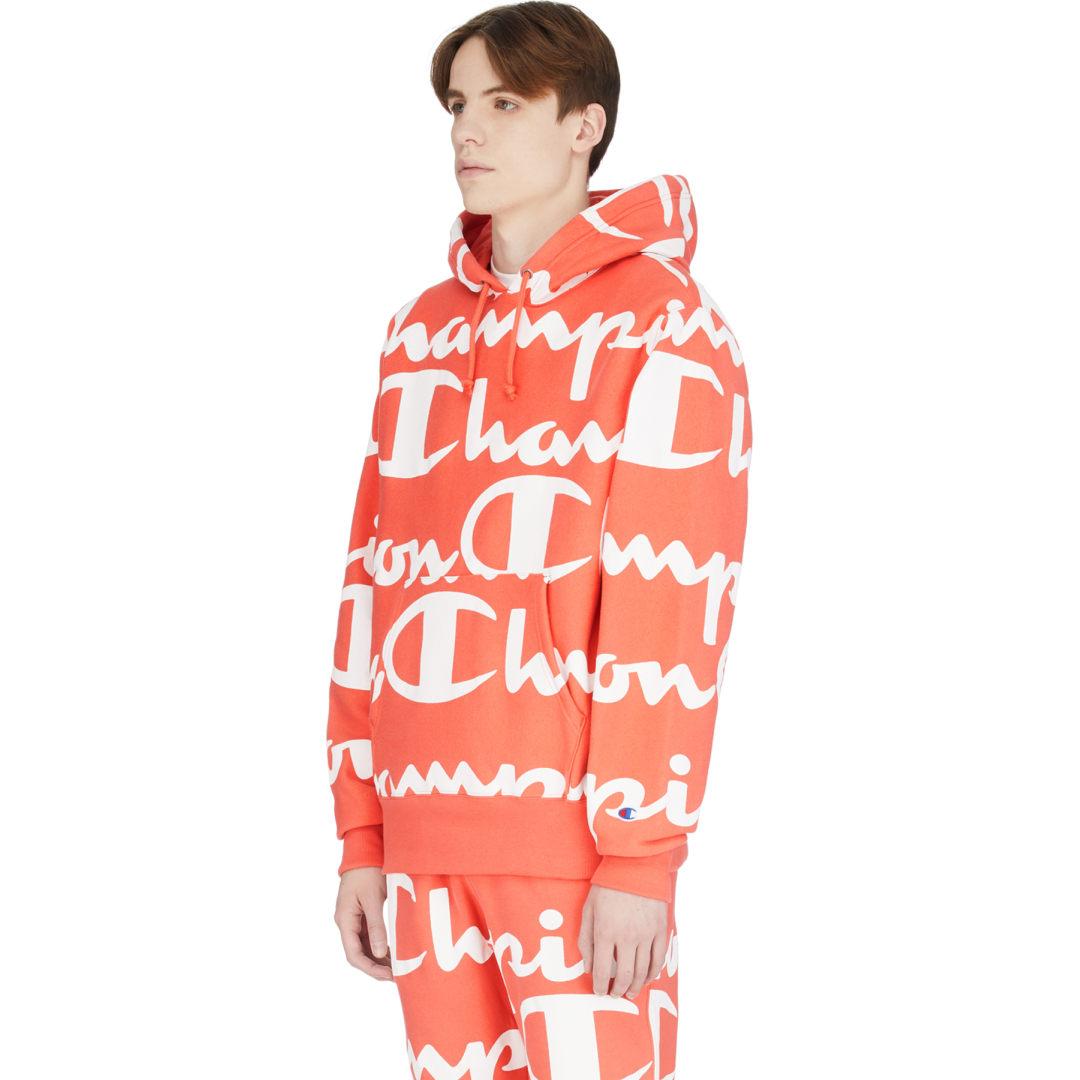 papaya champion hoodie