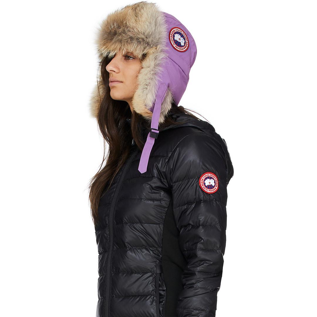 Canada Goose Fur Aviator Hat | Lyst