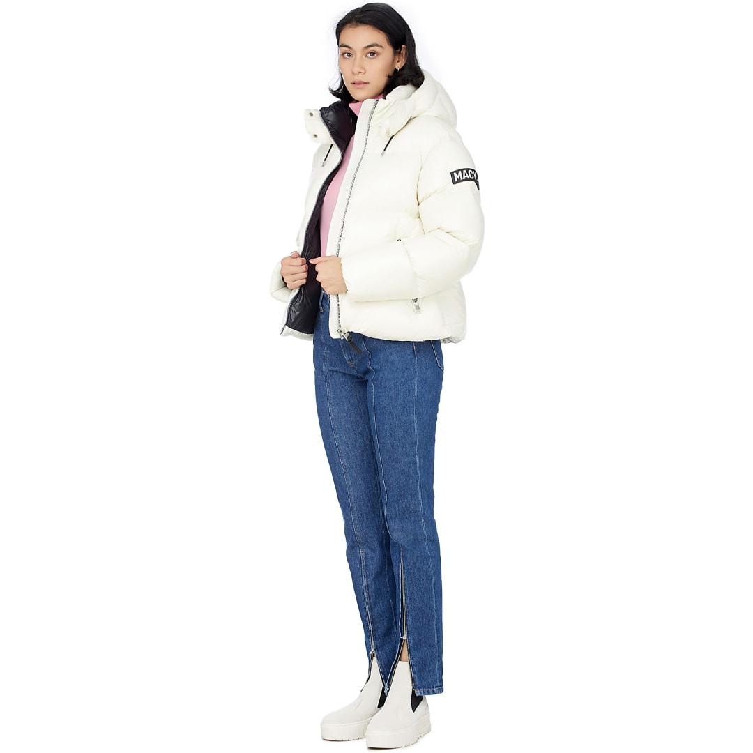 Mackage Leather Evie Puffer Jacket in 