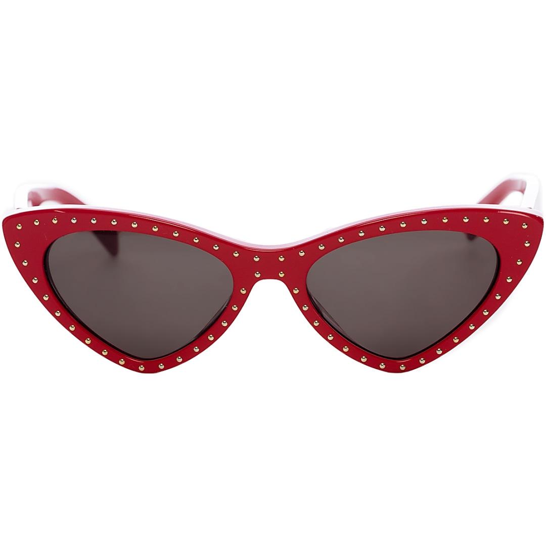 moschino 52mm studded cat eye sunglasses