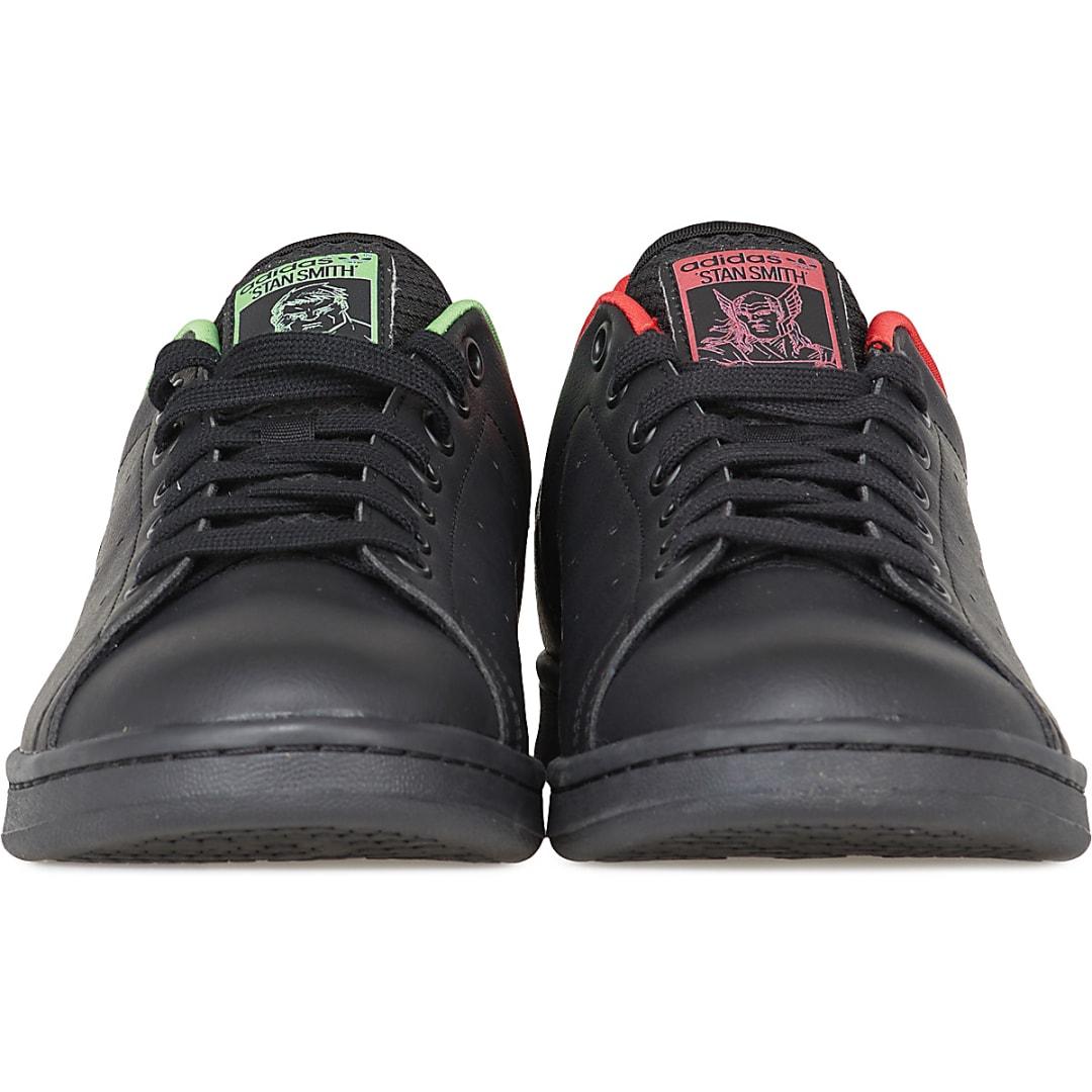 adidas Originals Leather Disney Hulk And Thor Stan Smith in Black for Men -  Lyst