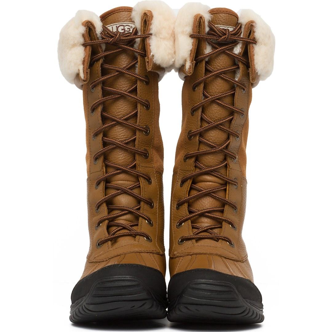 UGG Leather Adirondack Tall Boot Iii in Chestnut (Brown) | Lyst