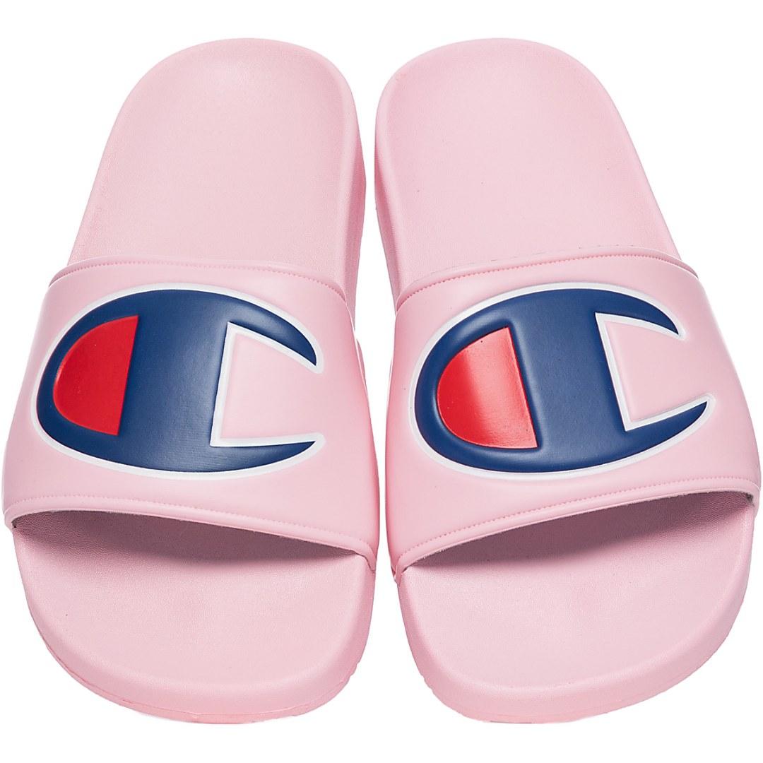 champion pink ipo slide sandals