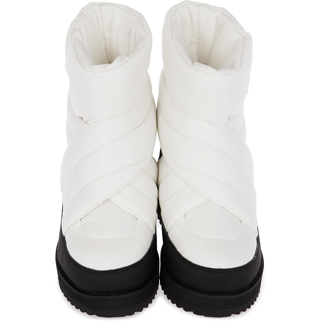 UGG Wool Montara Waterproof Wedge Puffer Winter Snow Boots in White - Save 61% - Lyst