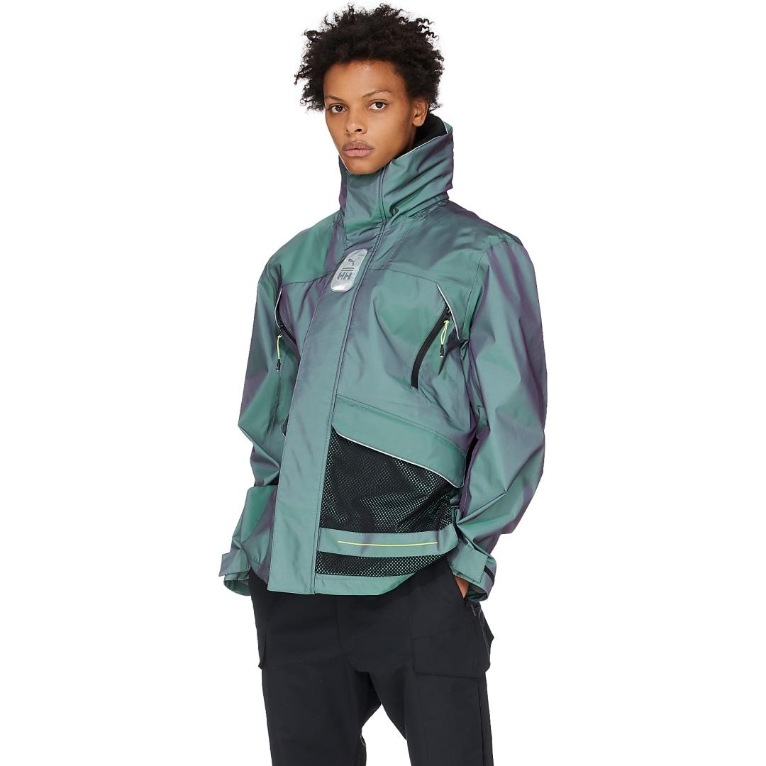 PUMA Synthetic X Helly Hansen Tech Jacket in Green for Men | Lyst