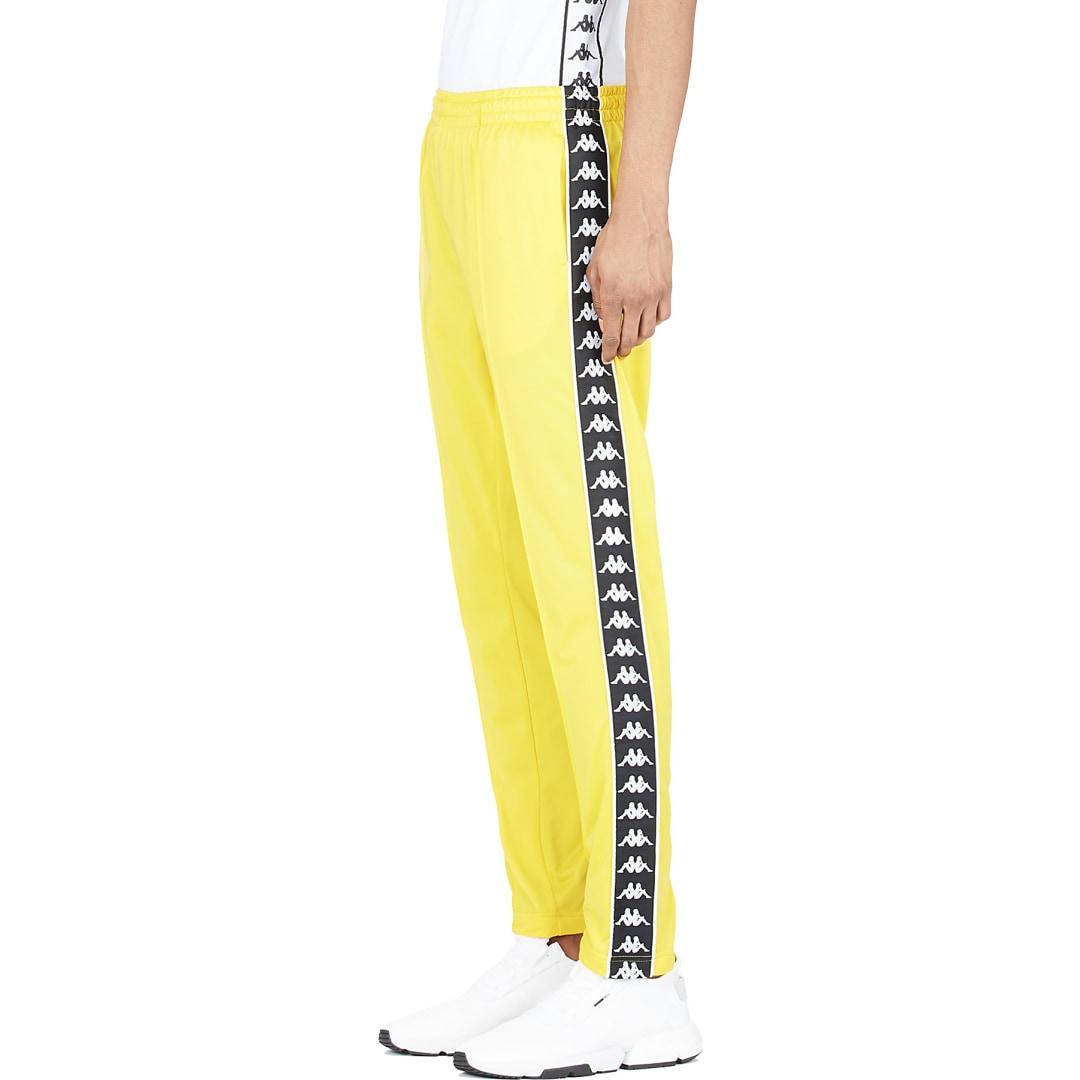 Kappa Synthetic 222 Banda Astoria Slim Track Pants in Yellow/Black/White  (Yellow) for Men | Lyst