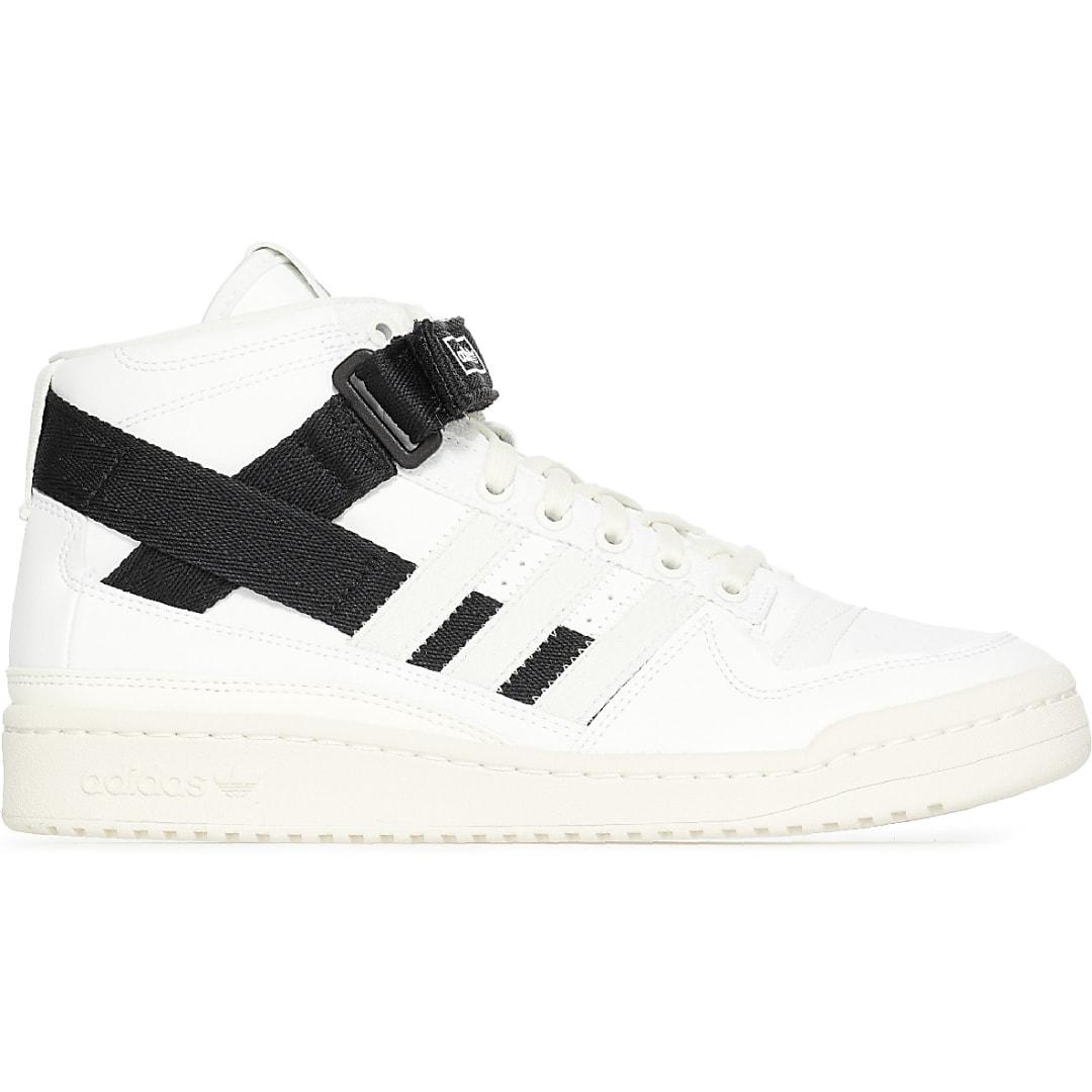 white mid top adidas