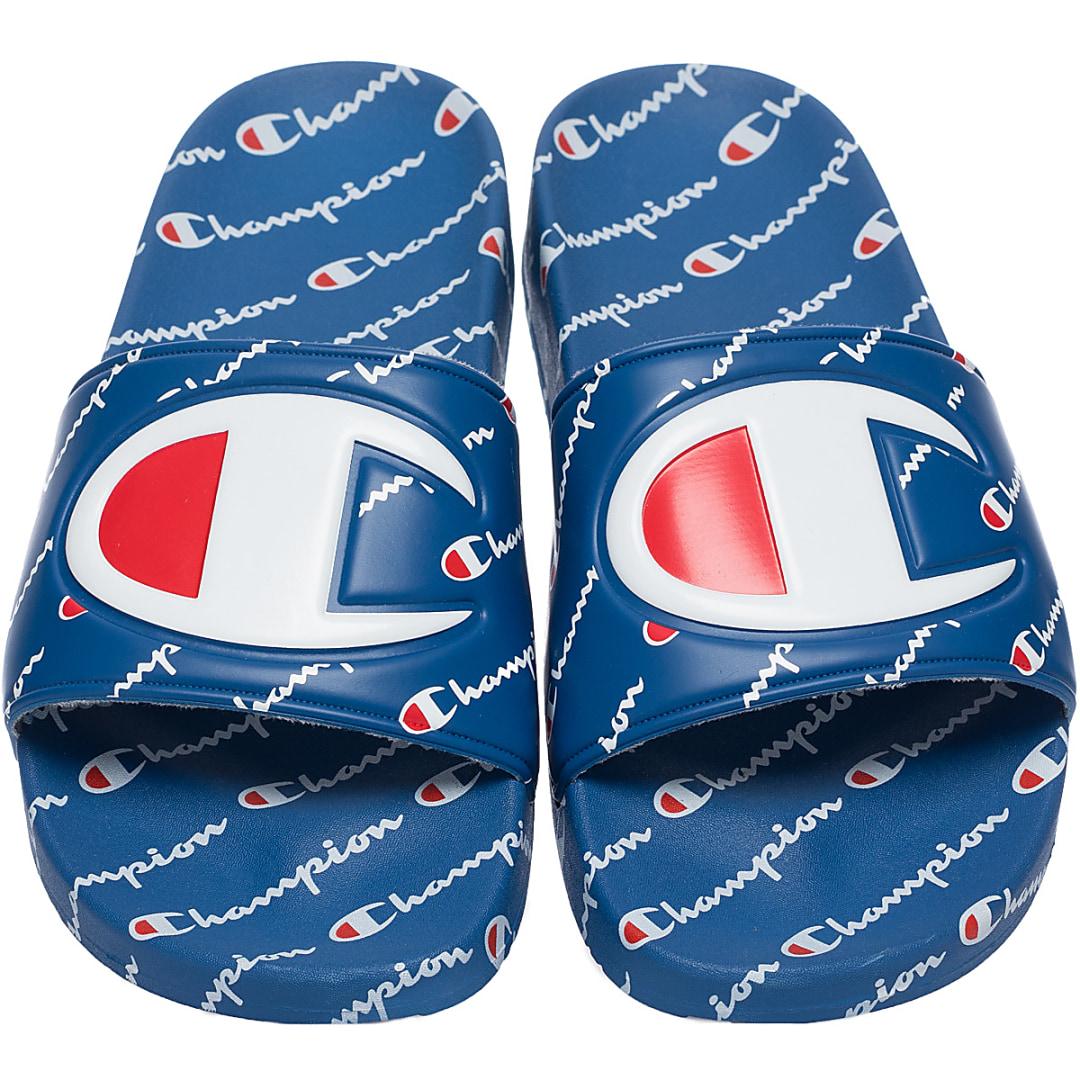 Champion Rubber Blue Ipo Repeat Slides for Men - Save 55% - Lyst