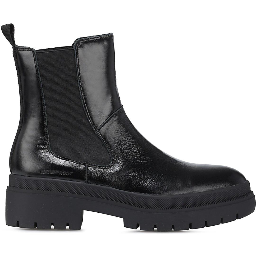 Cougar Shoes Swinton Patent Waterproof Boots in Black | Lyst