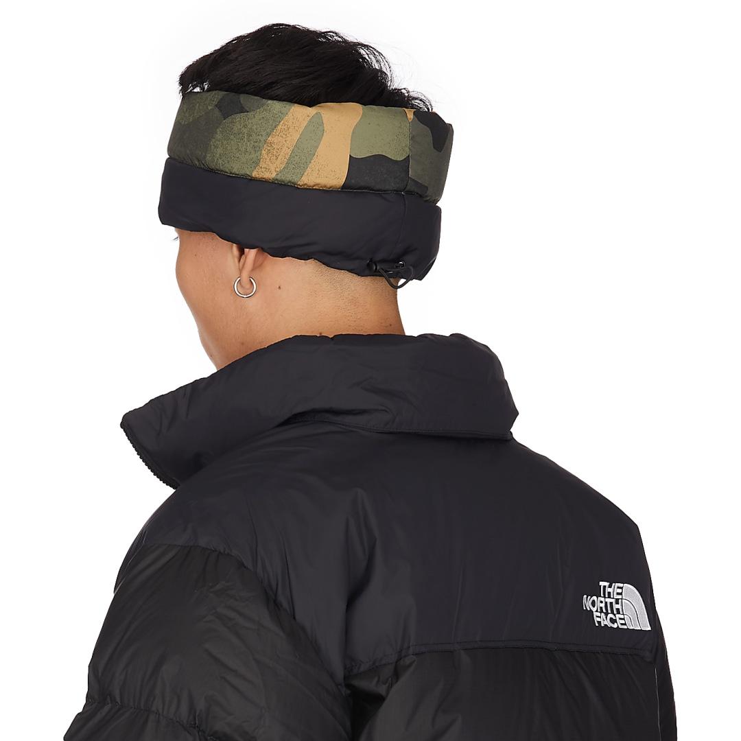 The North Face Nuptse Headband in Burnt Olive Green Camo (Green) - Lyst