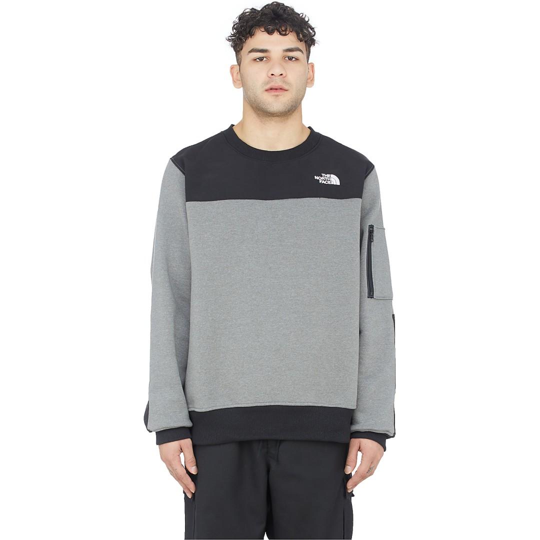 lekkage half acht Viool The North Face Highrail Crewneck Pullover Sweater in Gray for Men | Lyst
