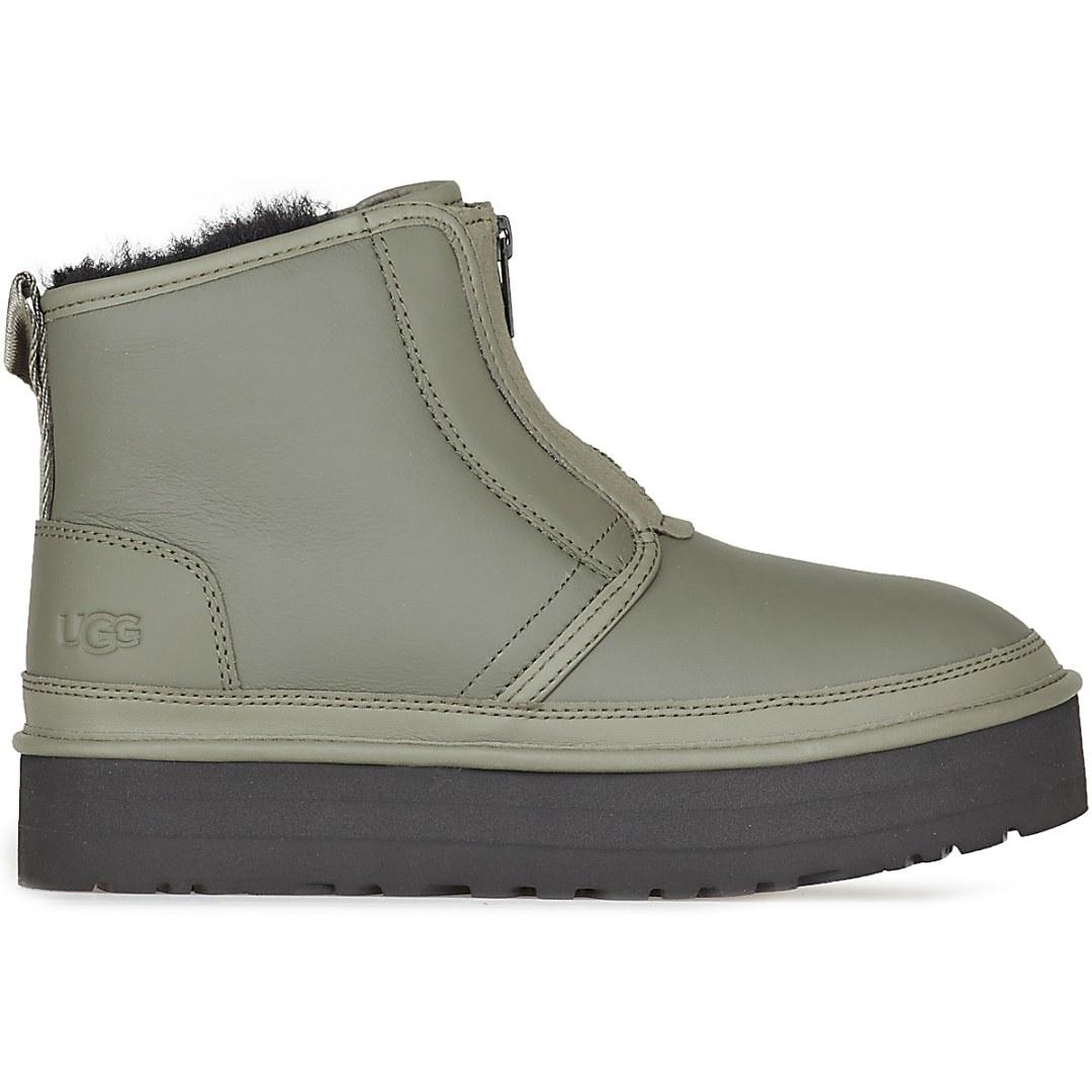 UGG Neumel Platform Zip in Green | Lyst