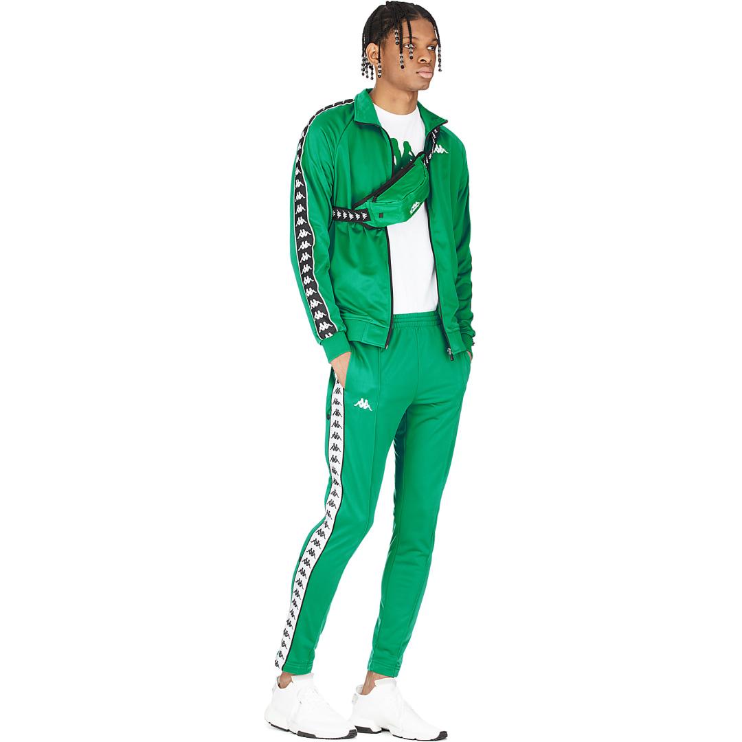 Kappa 222 Banda Astoria Slim Snap Track Pants in Green for Men | Lyst