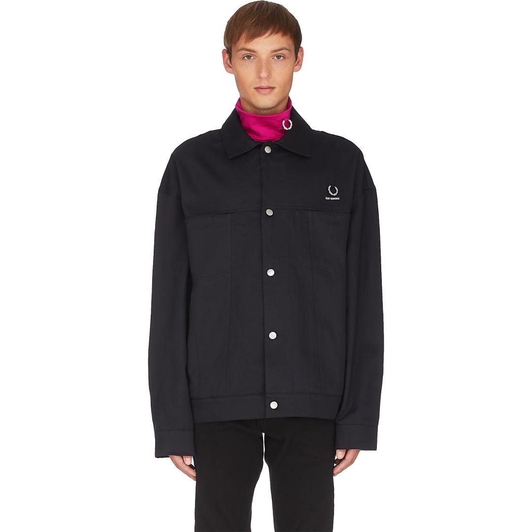 raf simons fred perry denim jacket