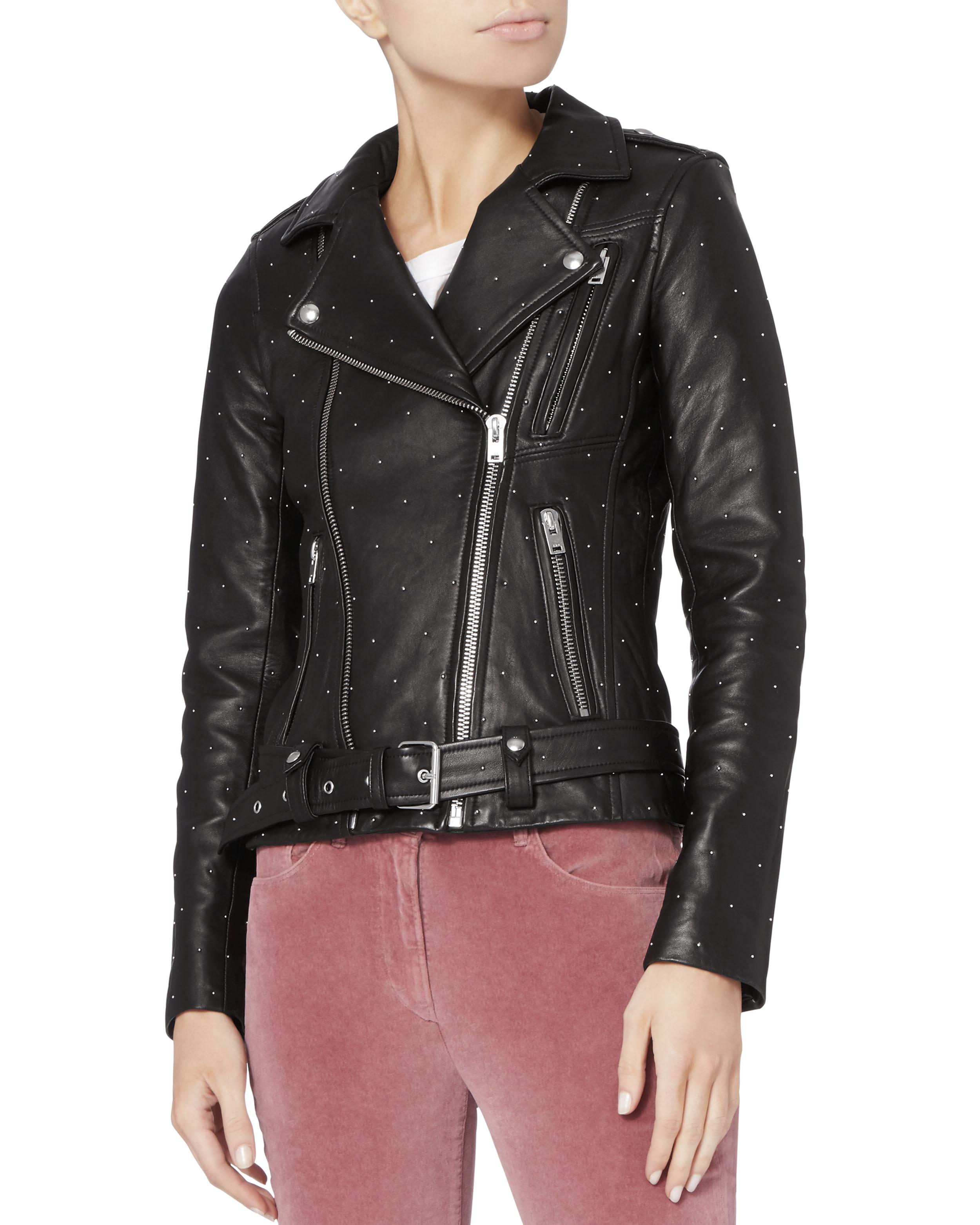 iro studded leather jacket