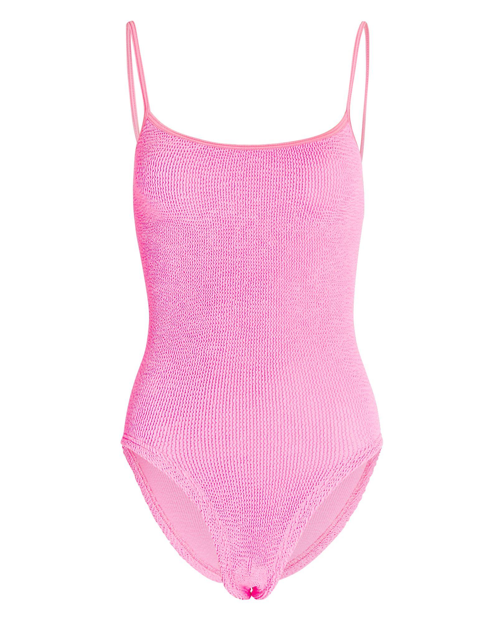 Hunza G Pamela One-piece Swimsuit in Pink | Lyst