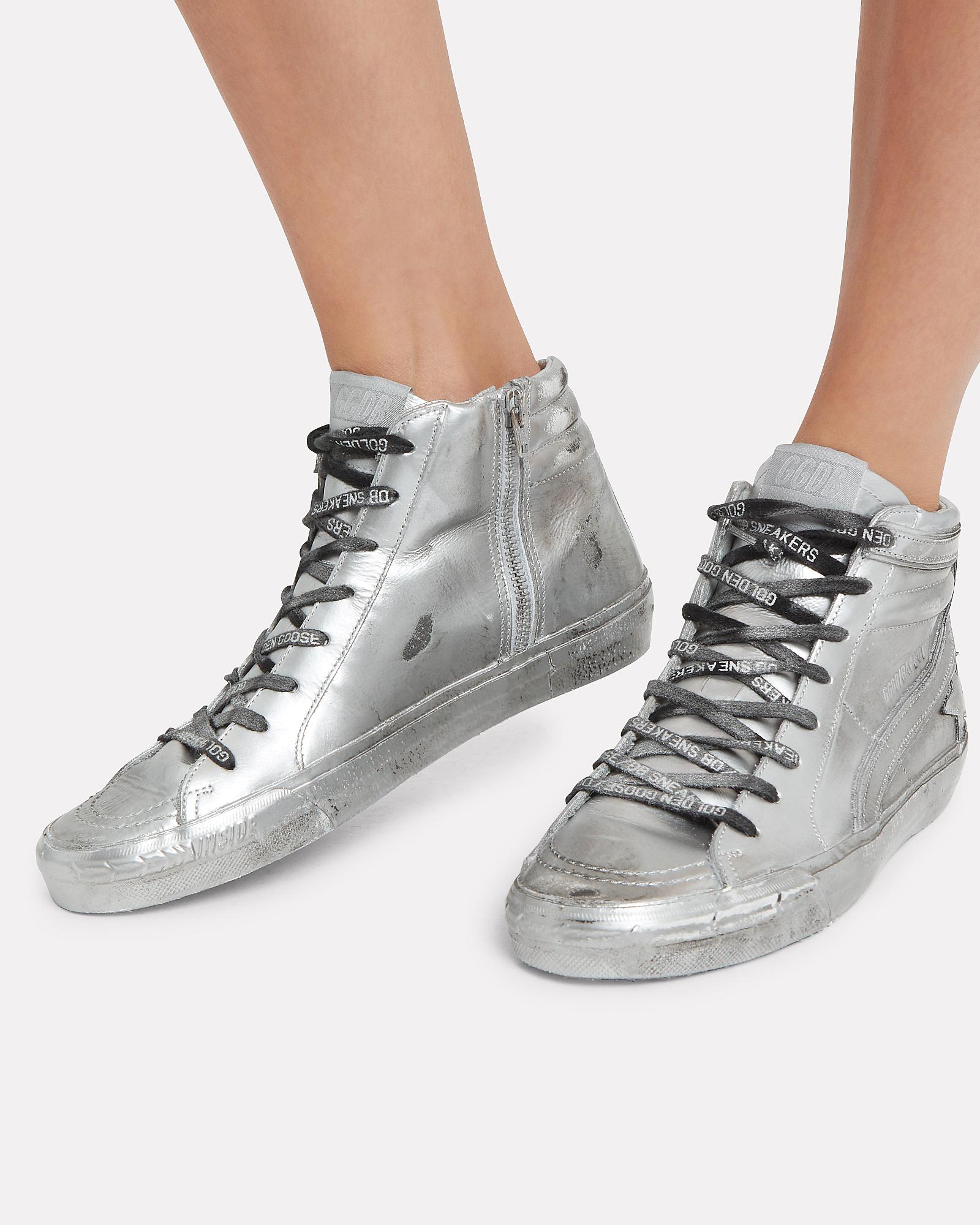 golden goose midi sneakers