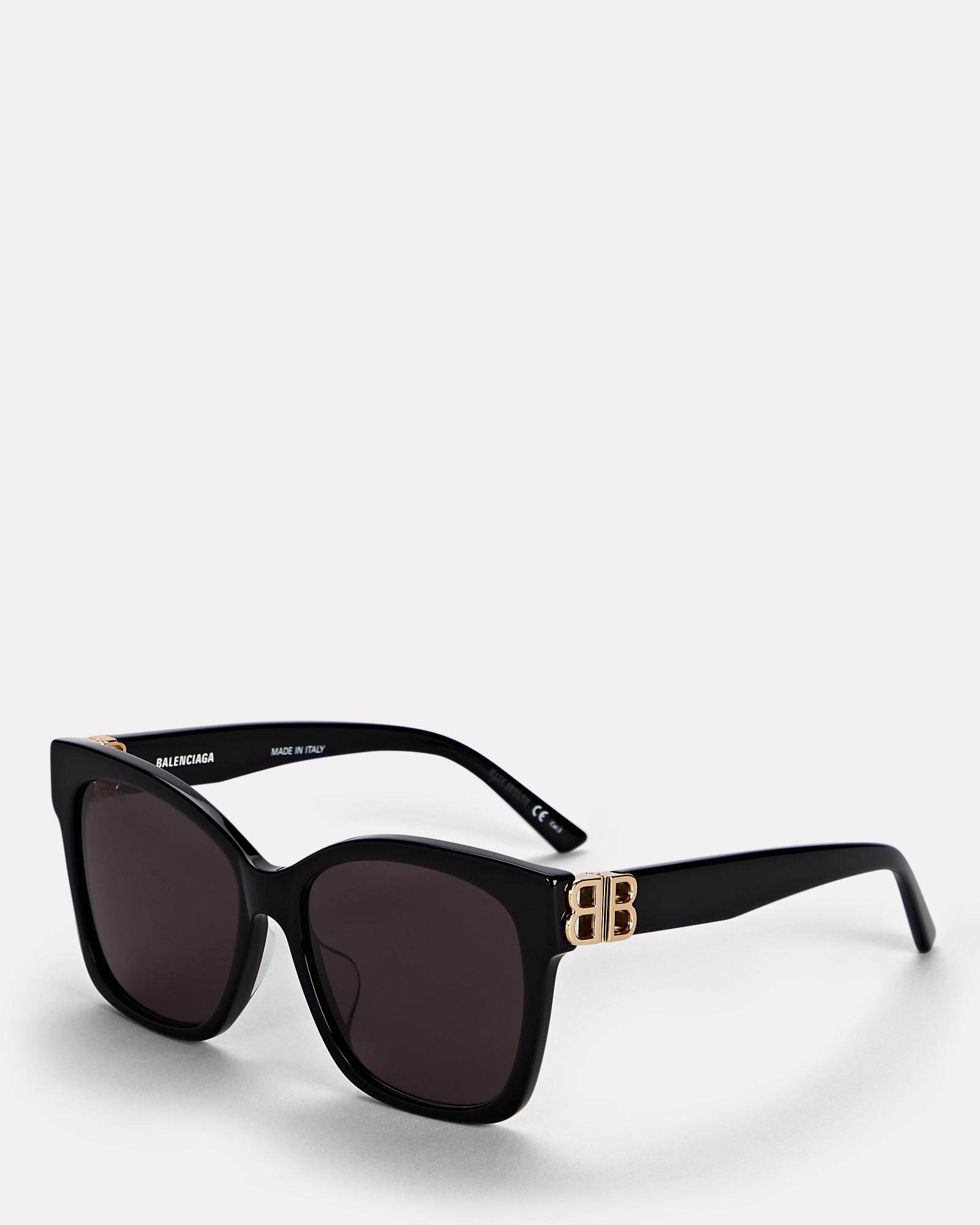 Vintage Square Sunglasses in Black | Lyst