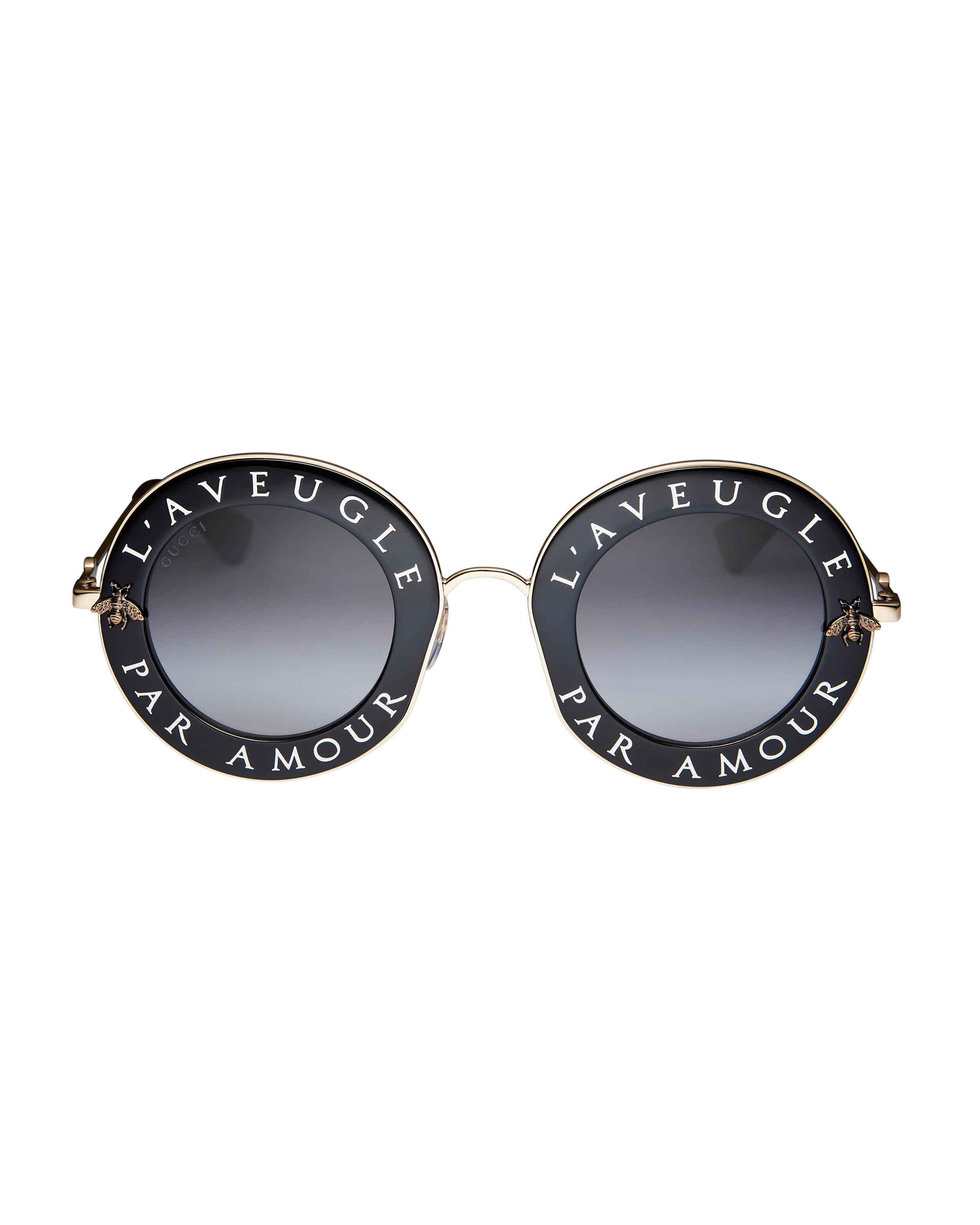 gucci love is blind sunglasses