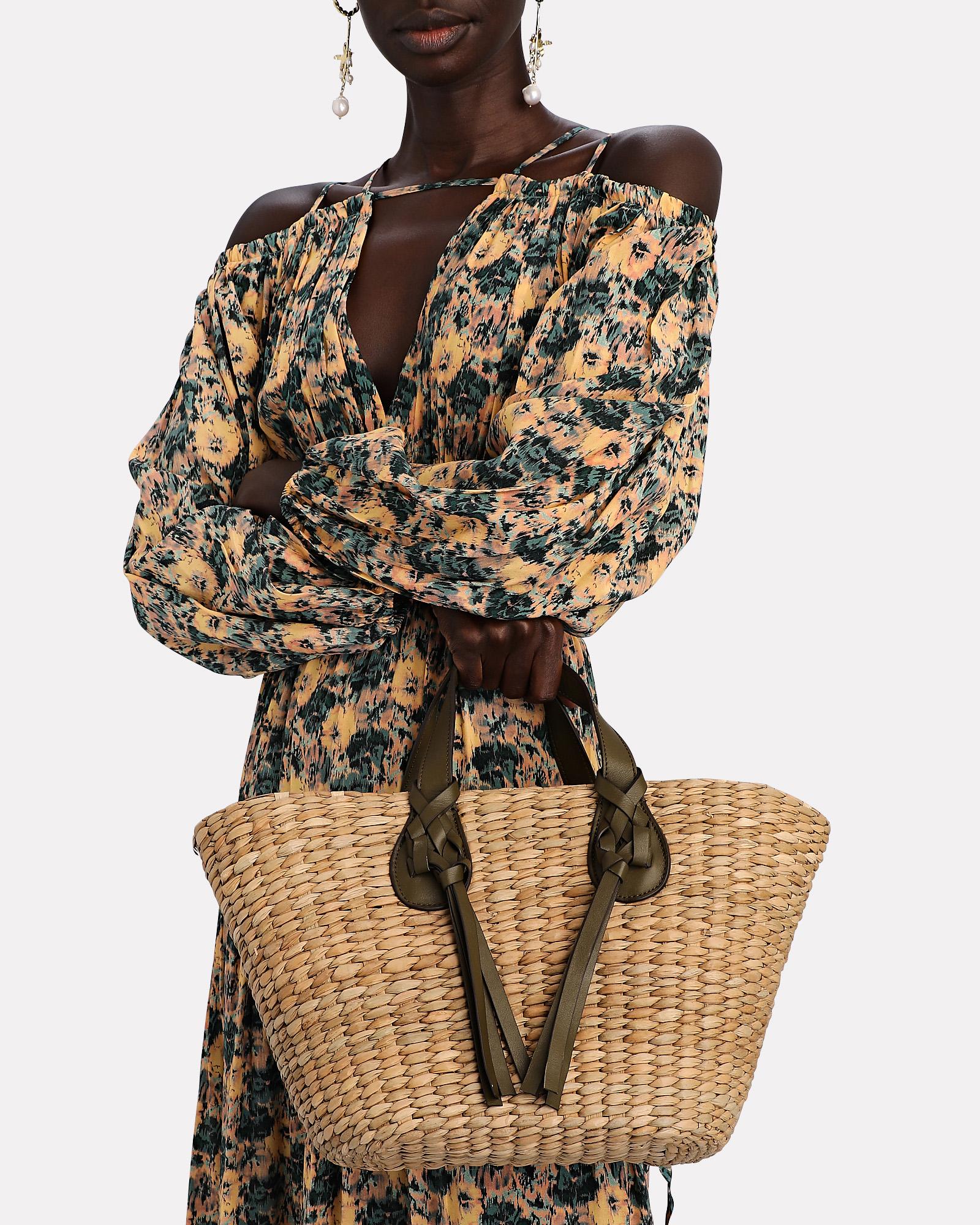 Seaview Carryall Beach Basket Tote Bag