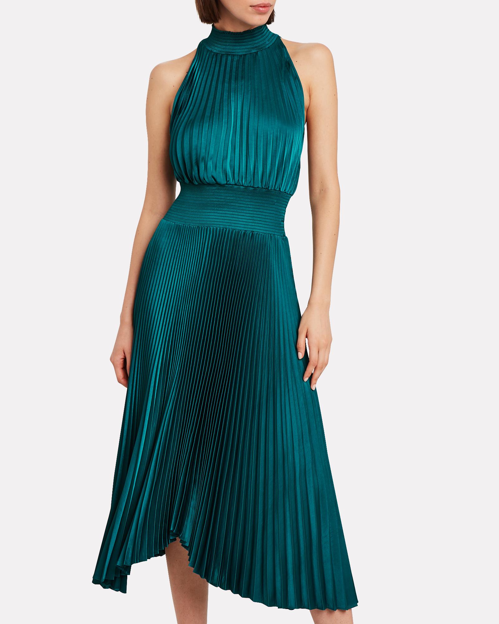 renzo pleated dress