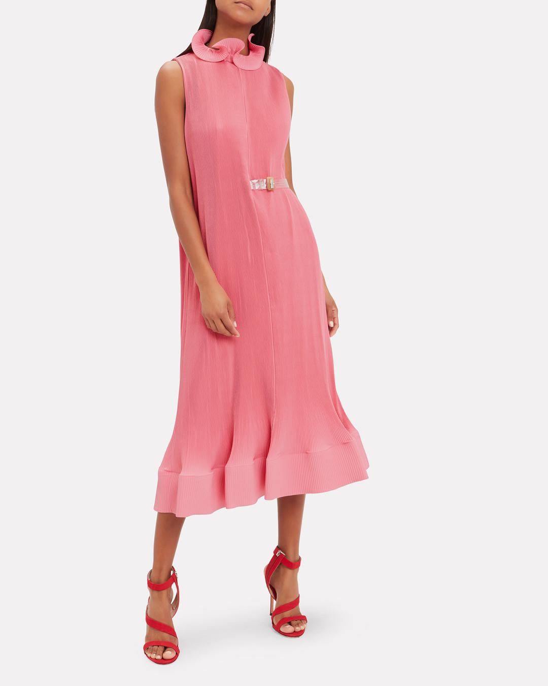 tibi pink dress