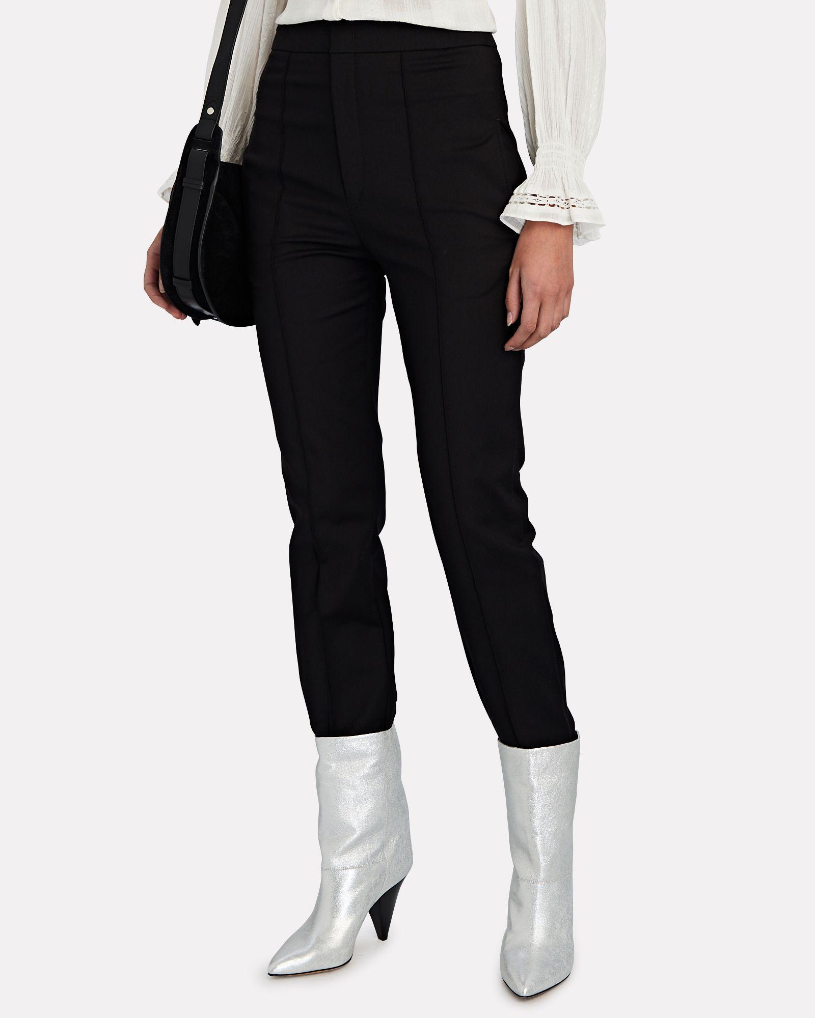 Marant Locky Metallic Ankle Boots in White | Lyst