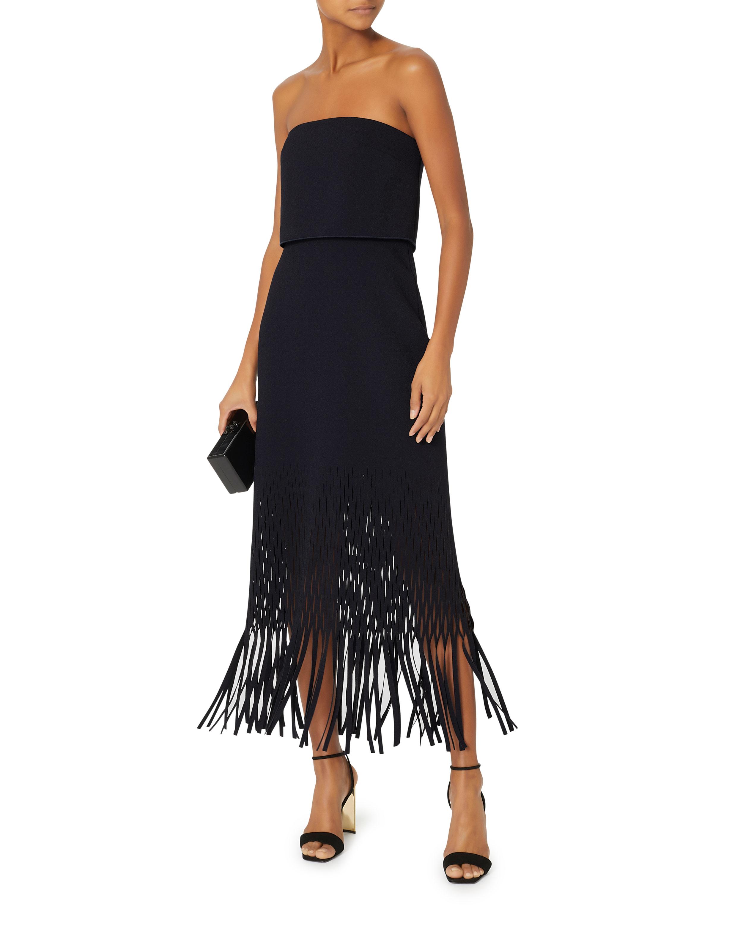 dion lee navy dress