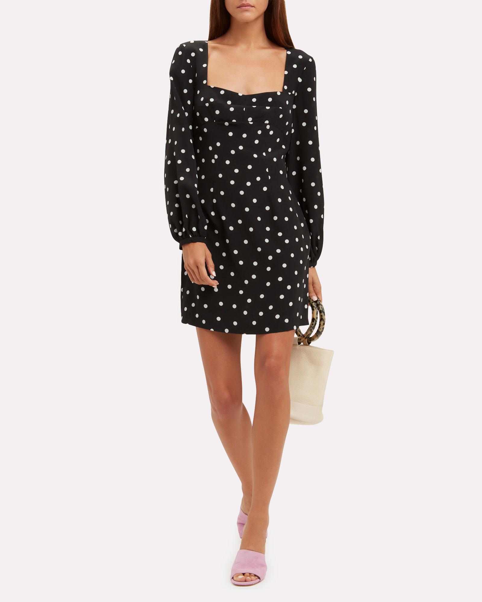 intermix polka dot dress