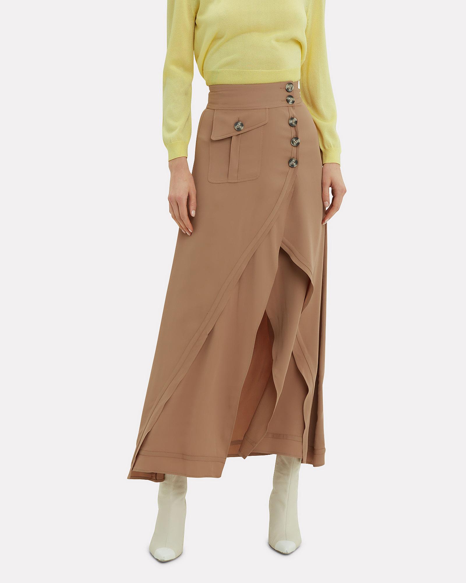 self portrait midi skirt