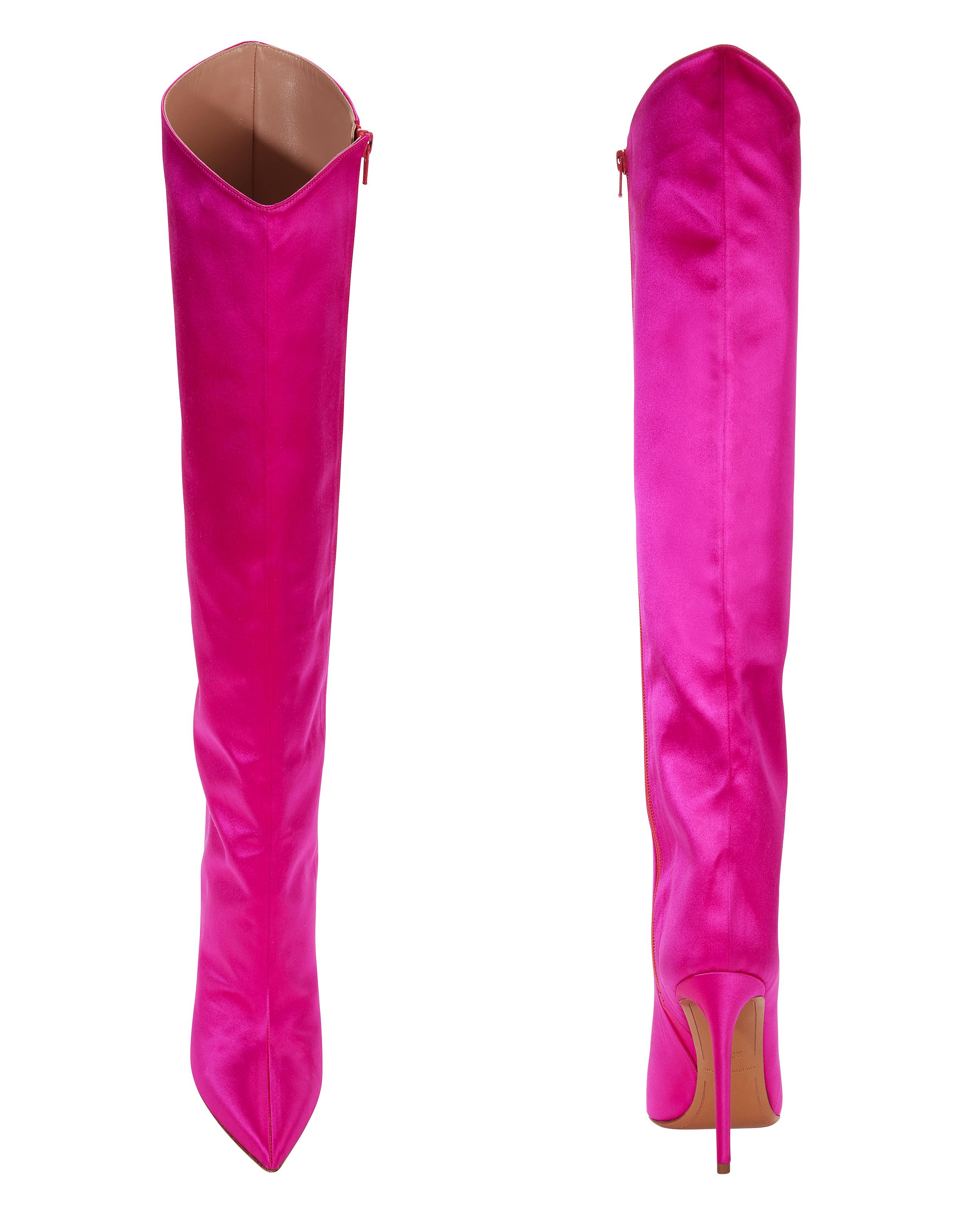 alexandre vauthier pink boots