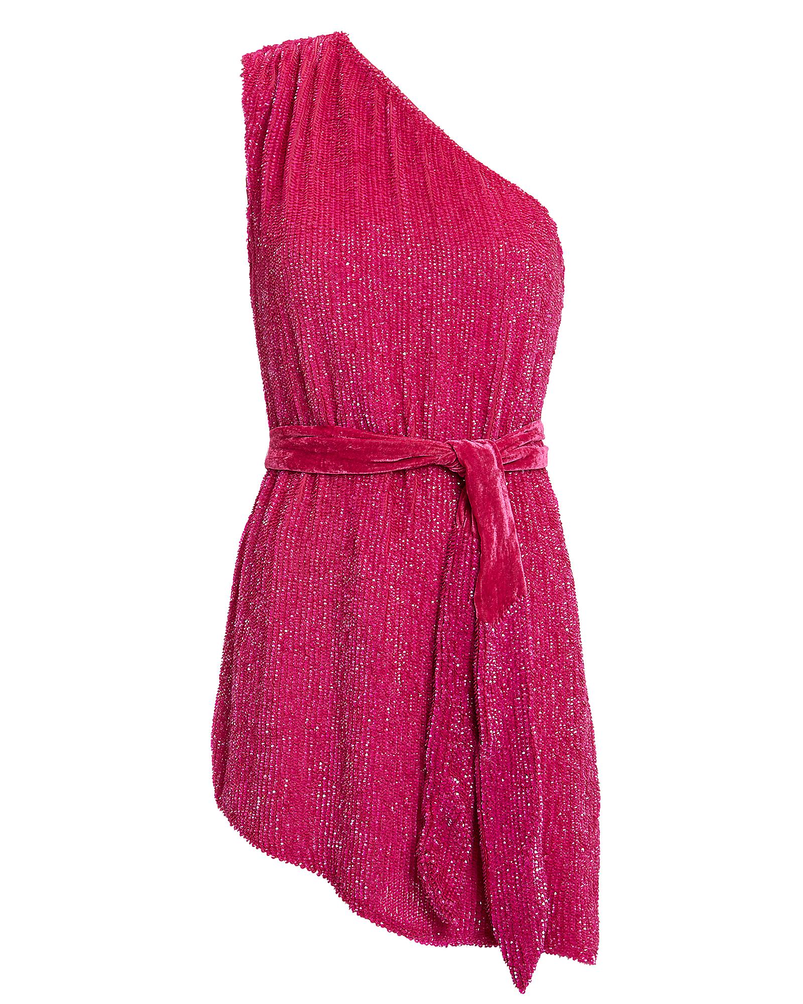 retrofete one shoulder dress