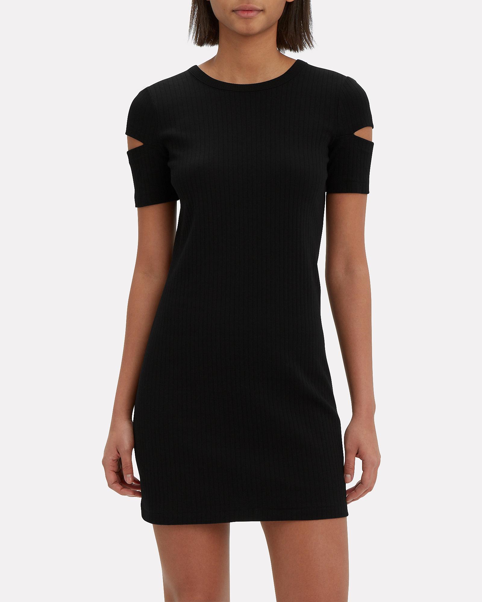 最適な材料 ヘルムート ラング Helmut Lang レディース ワンピース ワンピース ドレス Long Sleeve Slash Dress Black コンビニ受取対応商品 Www Hbleisure Com