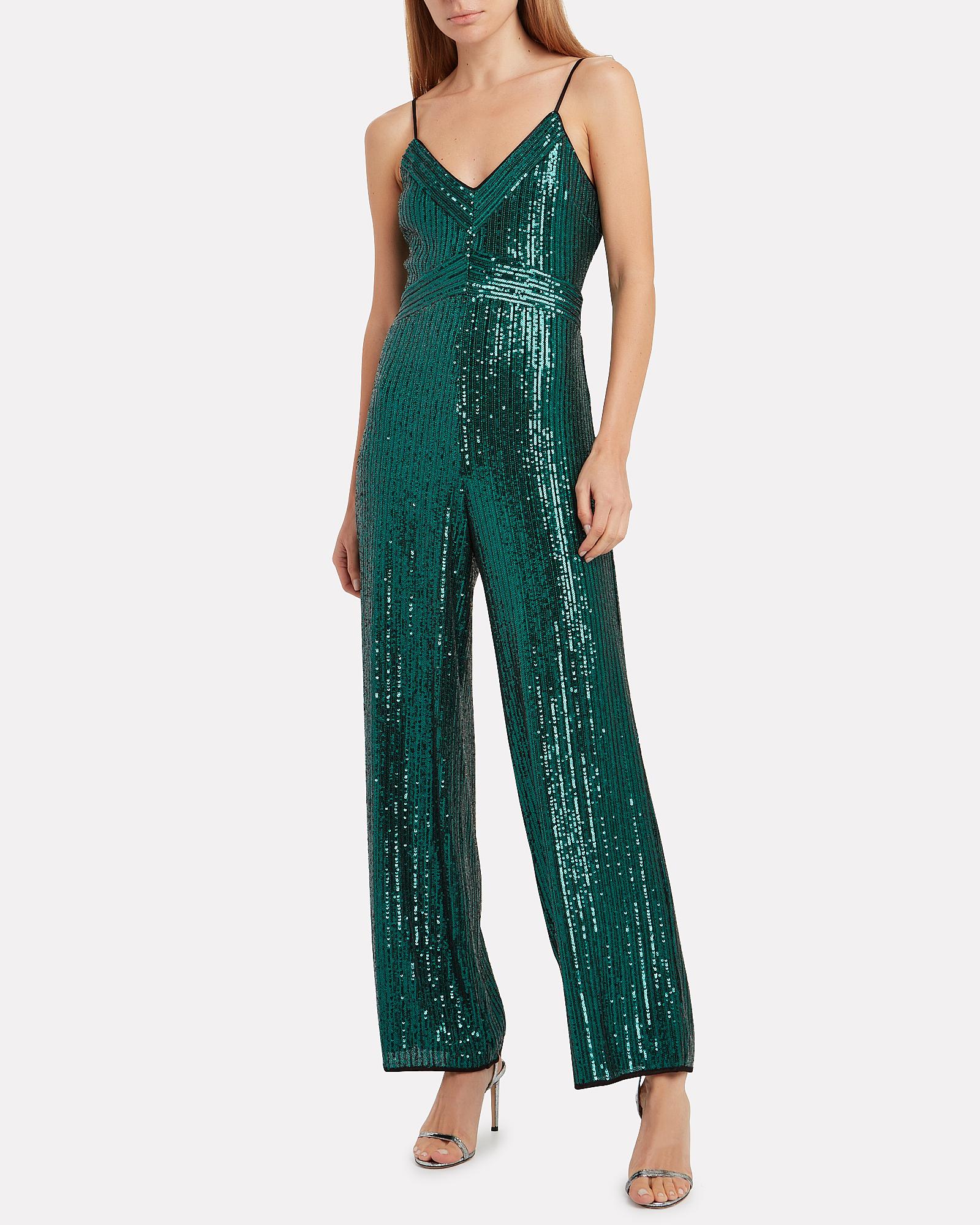 Saylor sequin jumpsuit Clearance
