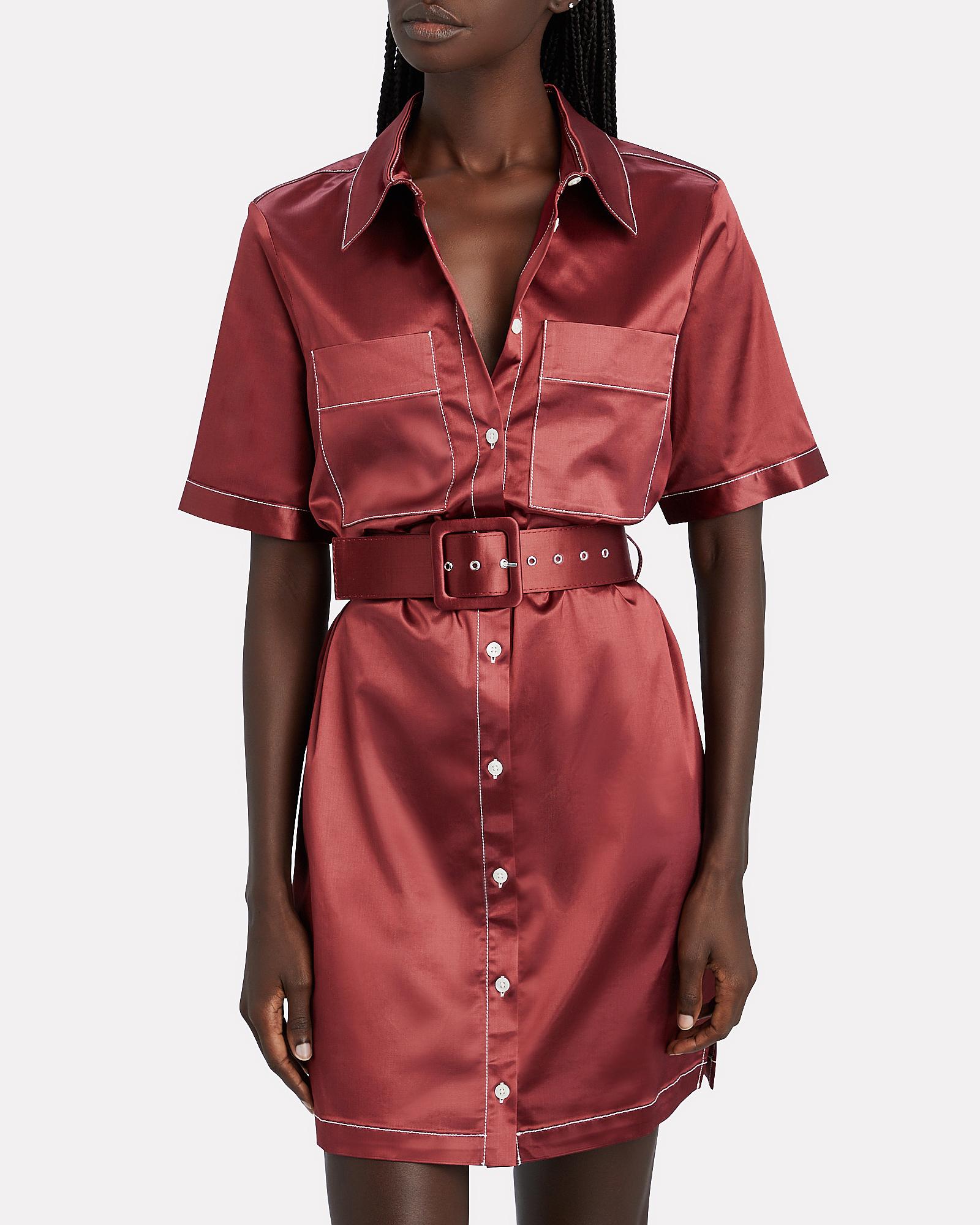 staud shirt dress