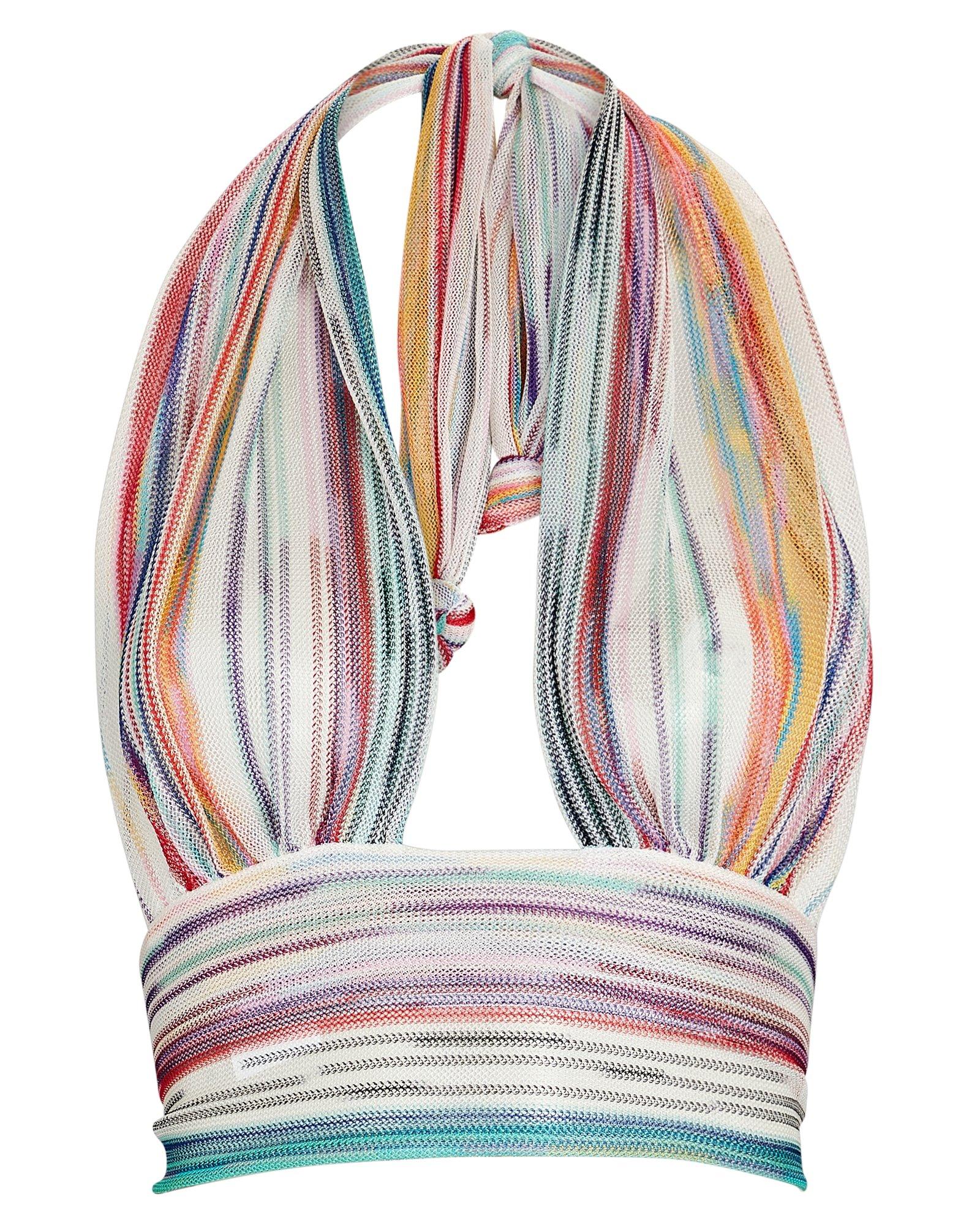Missoni Striped Knit Halter Top | Lyst