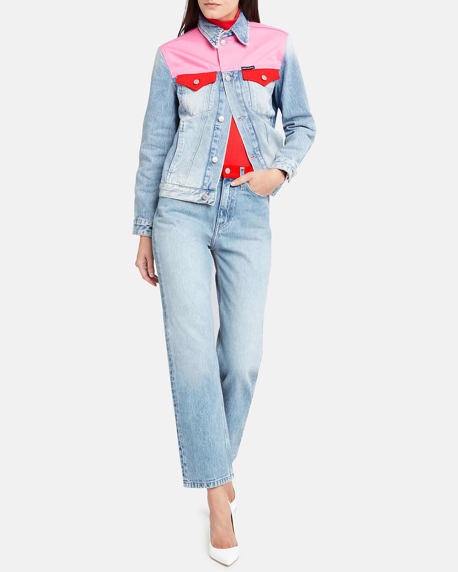 calvin klein pink jeans