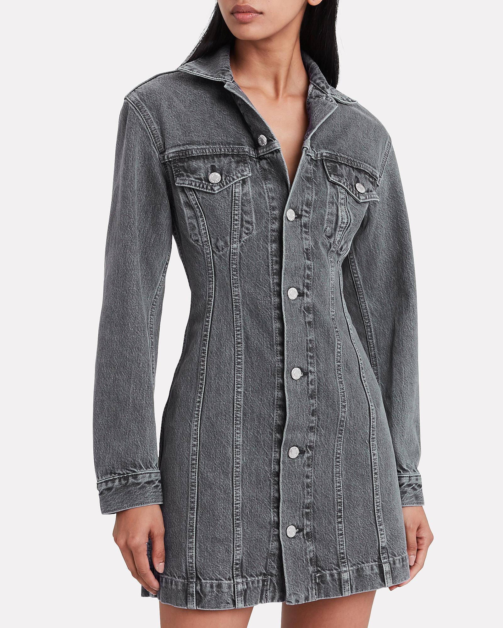 helmut lang denim dress