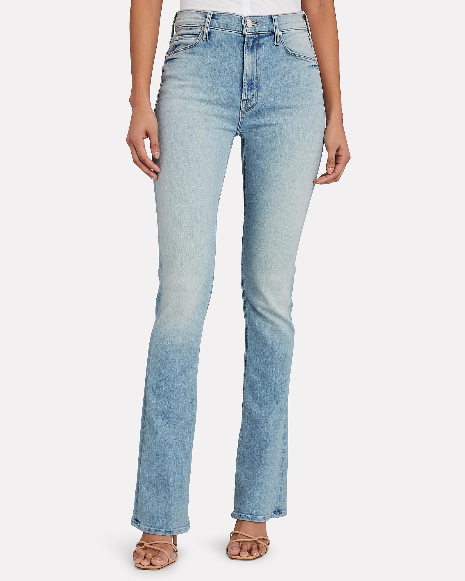 Mother Runway High-rise Bootcut Jeans in Blue | Lyst