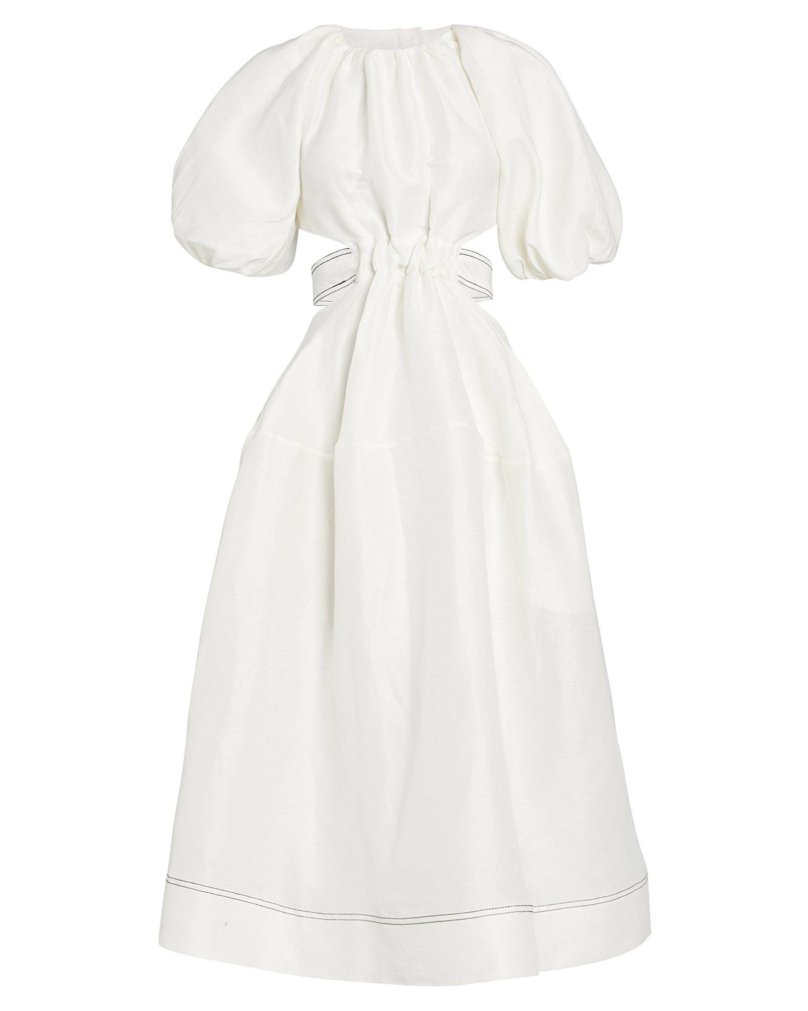 Aje. Mimosa Cutout Midi Dress in White | Lyst Canada